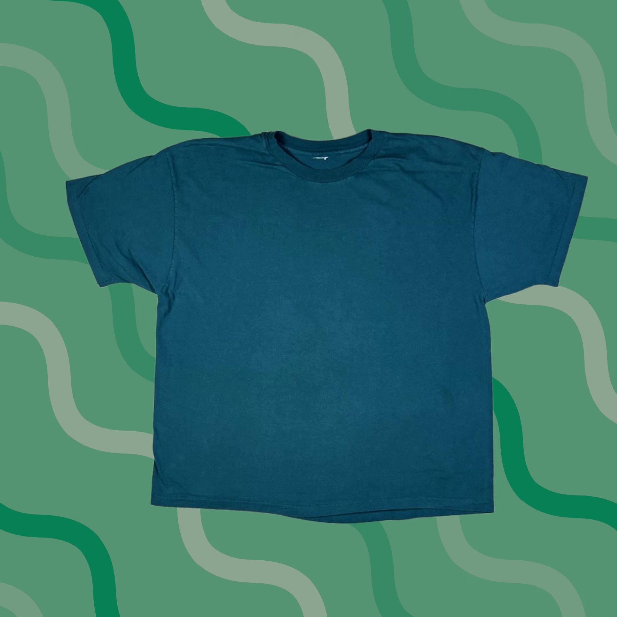 Fruit Of The Loom VINTAGE Fruit of the Loom Blue T Shirt size XL 90s Mens Size US XL / EU 56 / 4 - 1 Thumbnail