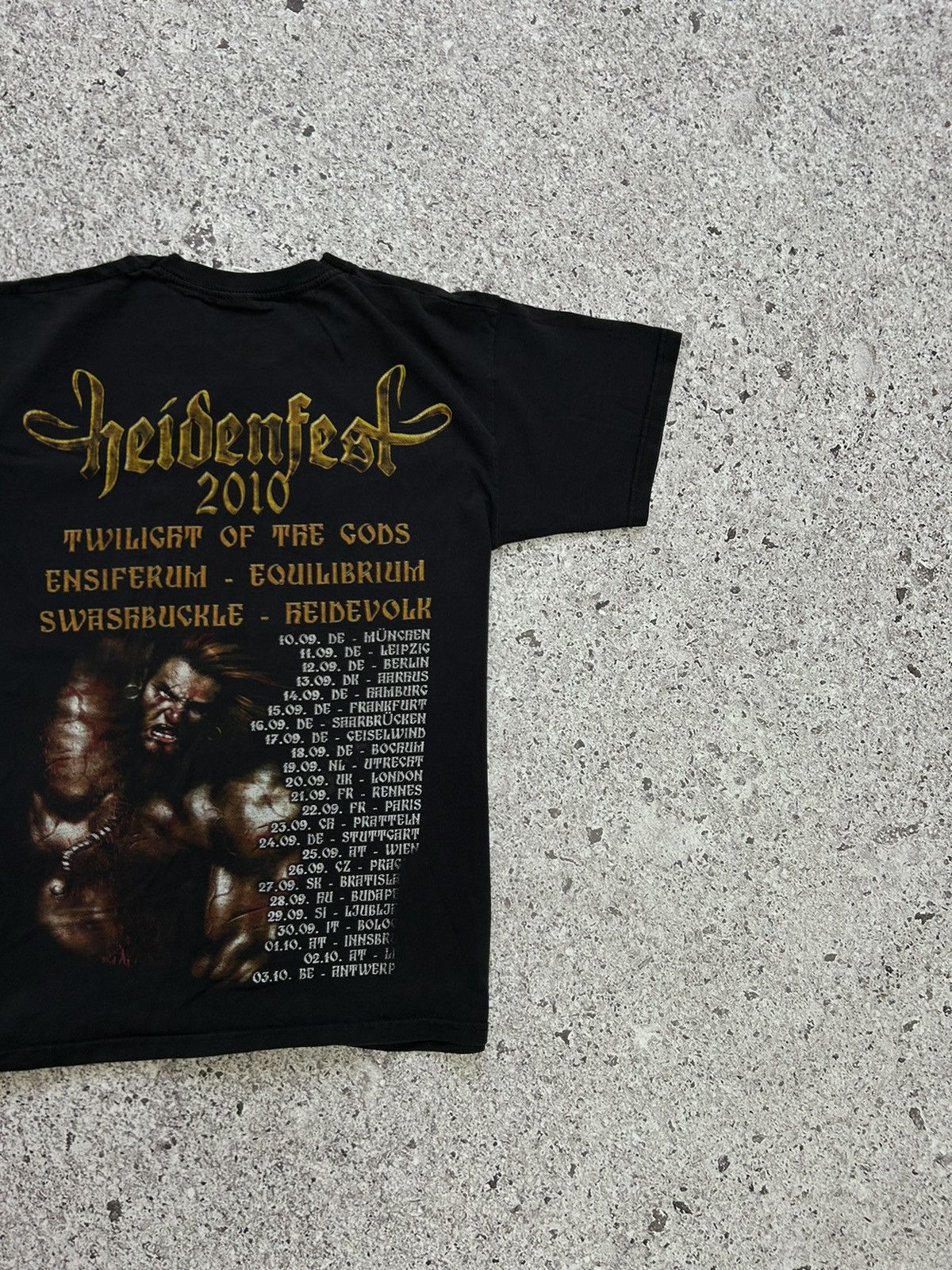 Band Tees × Vintage Vintage Heidenfest Rock Band Tour T-Shirt 2010 Size US S / EU 44-46 / 1 - 8 Thumbnail