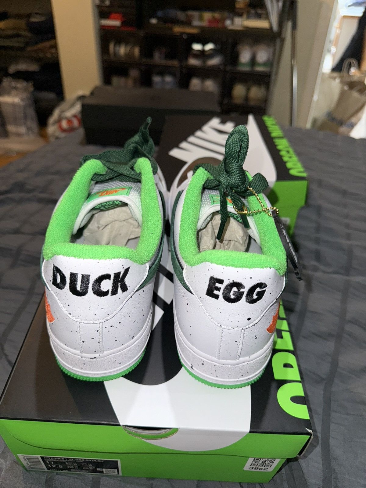 Nike Air force 1 ‘07 “Duck Or Egg” Size US 11 / EU 44 - 5 Thumbnail