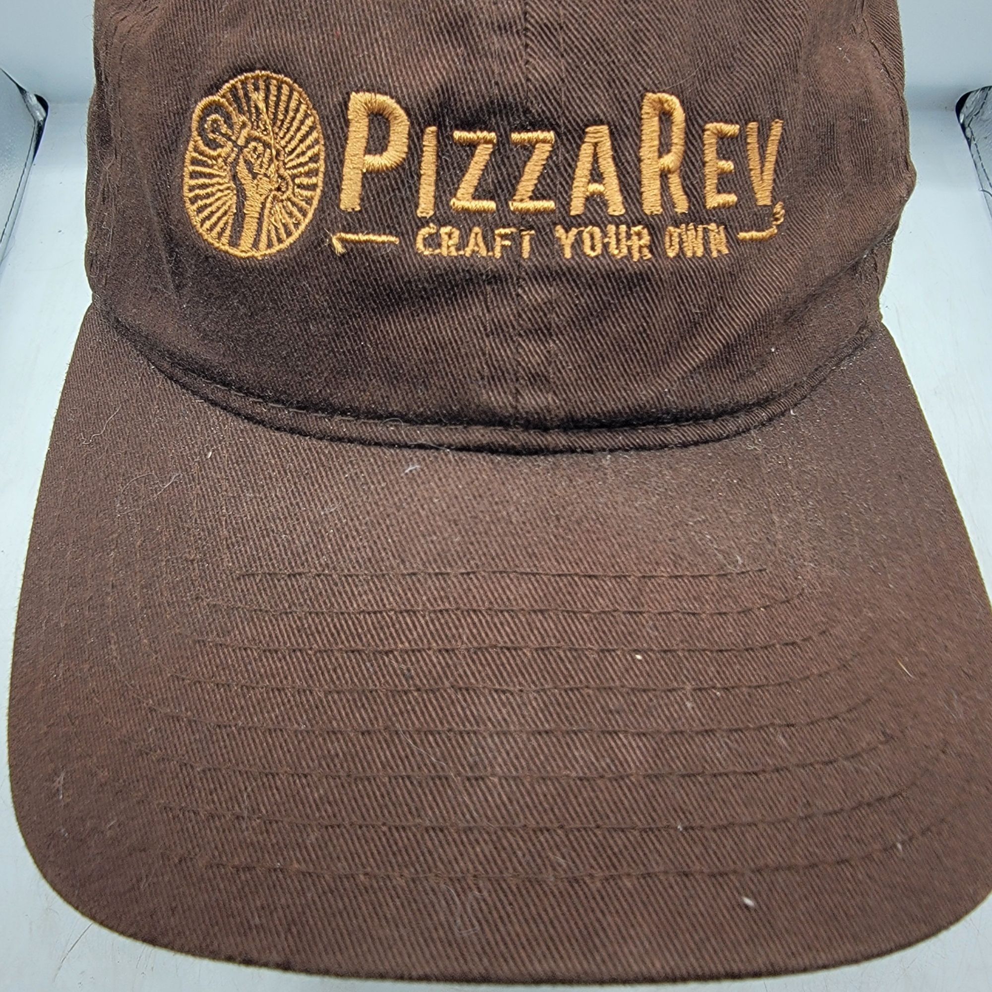 Other PizzaRev Craft Your Own Brown Baseball Cap Adjustable Strapb Size ONE SIZE - 9 Thumbnail