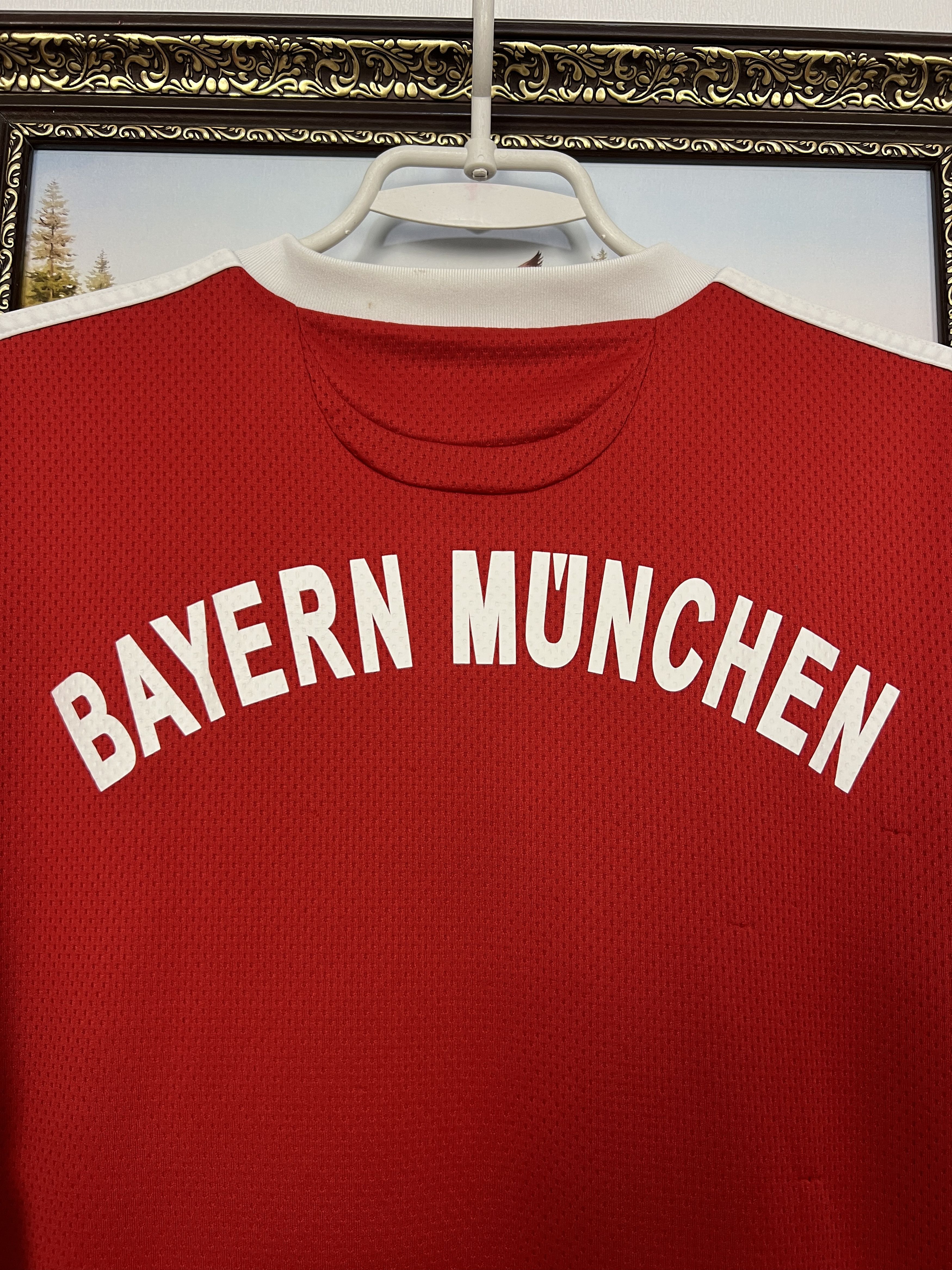 Adidas Bayern Munich Home football shirt 2009 Soccer Adidas Jersey Size US XXL / EU 58 / 5 - 13 Thumbnail