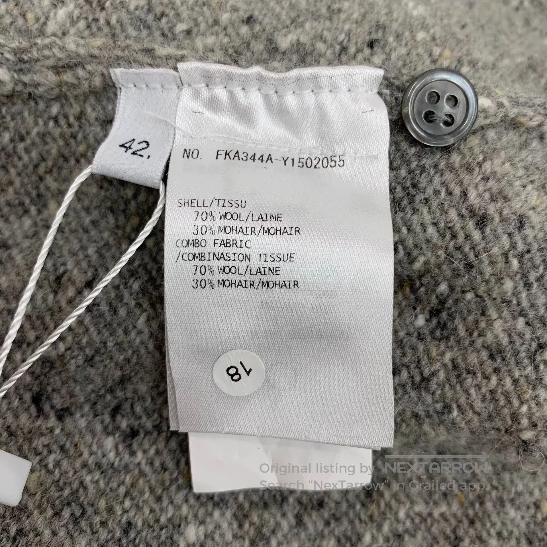 Thom Browne thom browne gray wool crewneck sweater. Size US M / EU 48-50 / 2 - 6 Thumbnail
