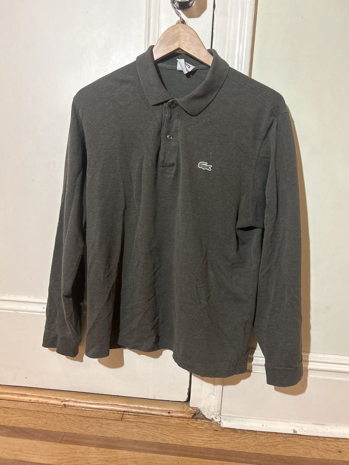 Lacoste Collared Lacoste Long Sleeve T-shirt Size US S / EU 44-46 / 1 - 1 Thumbnail