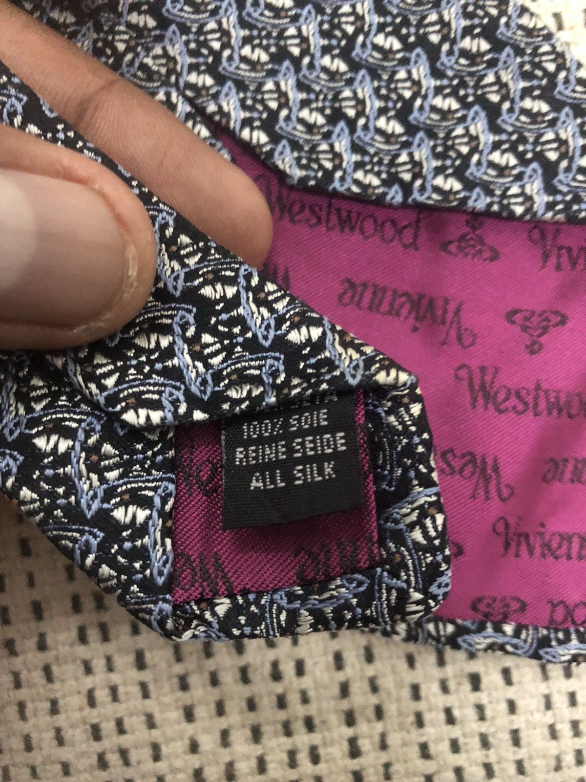 Vivienne Westwood VIVIENNE WESTWOOD SILK TIE Size ONE SIZE - 5 Thumbnail