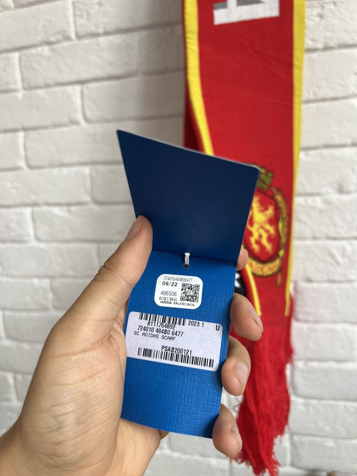 Adidas × Balenciaga Balenciaga x Adidas Scarf Size ONE SIZE - 4 Thumbnail