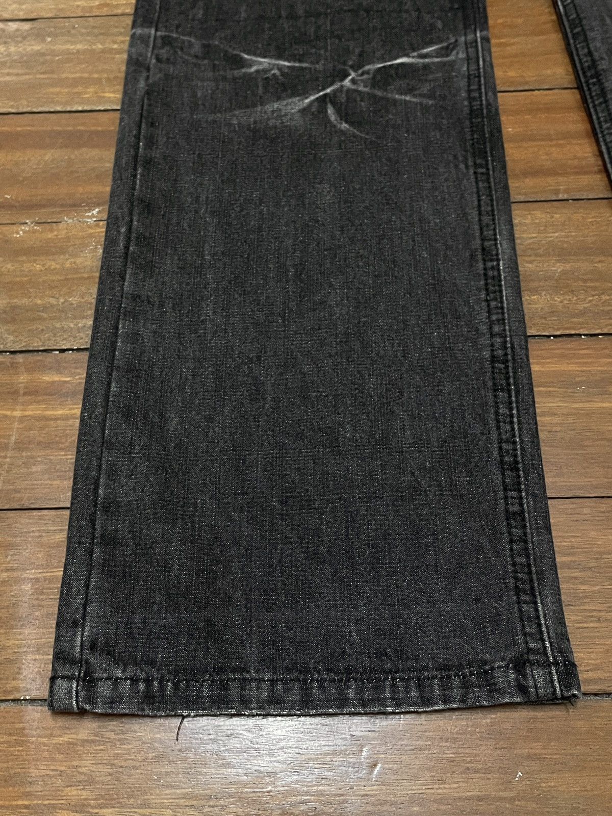 14th Addiction Rare Design Vintage Japanese Brand LowBox Jeans 1990s Size US 32 / EU 48 - 5 Thumbnail