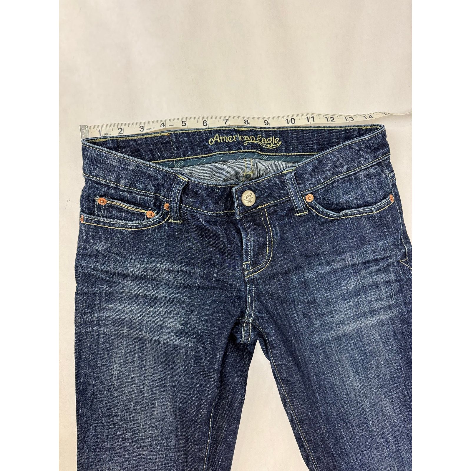 American Eagle Outfitters Vintage 90s Y2K low-rise American Eagle Jeans Straight 2 Size 26" / US 2 / IT 38 - 10 Thumbnail