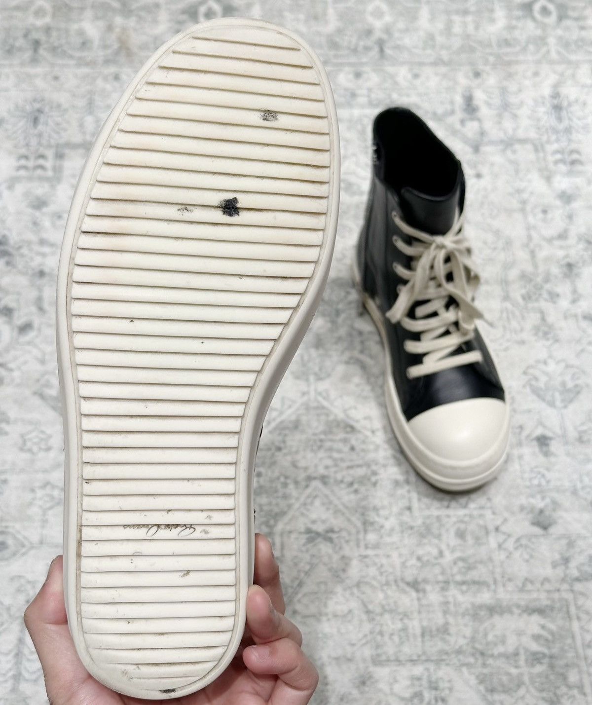 Rick Owens Rick Owens Mainline High-Top Zip Big Converse Size US 7 / EU 40 - 7 Thumbnail