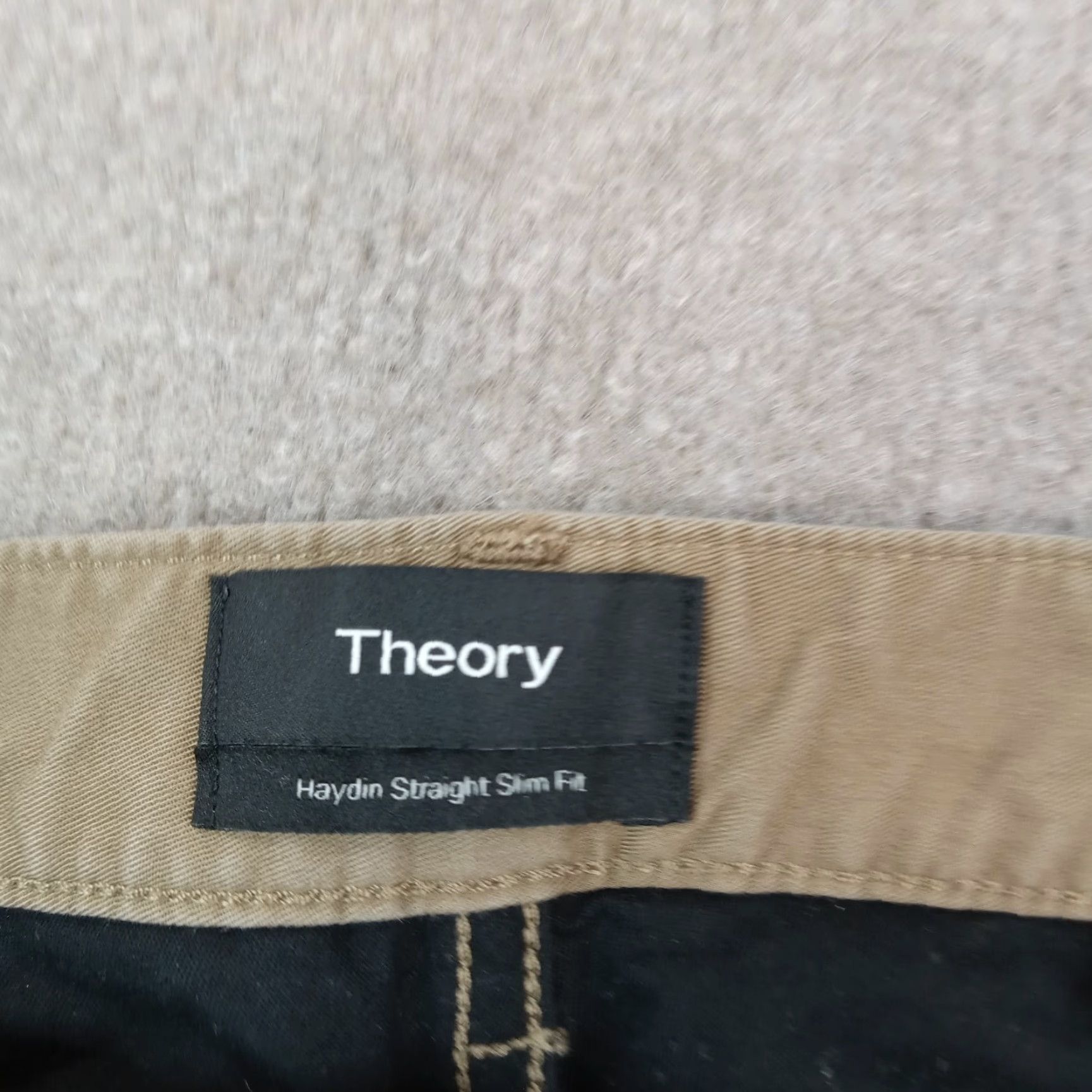 Theory Theory Mens Haydin Straight Slim Fit 36x30 Extra Large XL Brown Casual Stretch Comfort Pants Size US 36 / EU 52 - 7 Thumbnail
