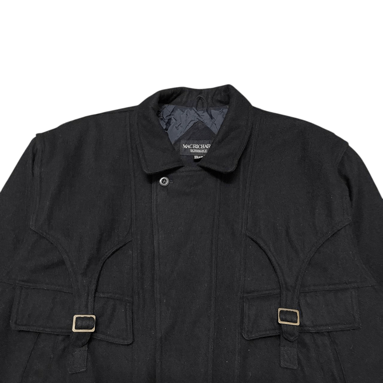 Issey Miyake Vintage Issey Miyake Inspired Wool Jacket by Mac Richard Size US L / EU 52-54 / 3 - 2 Thumbnail