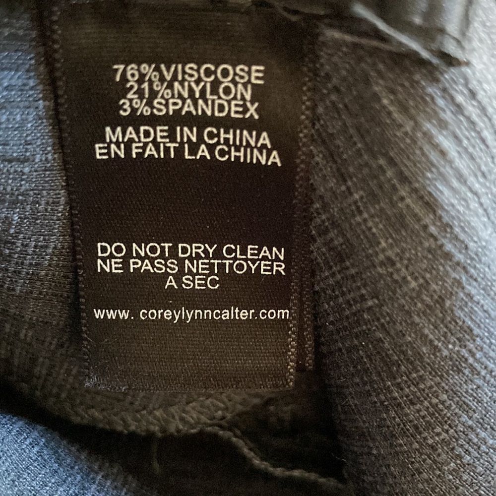 Corey Lynn Calter Corey Lynn Calter Grey Work Pants Size 10 Back Zip Size 32" / US 10 / IT 46 - 7 Thumbnail