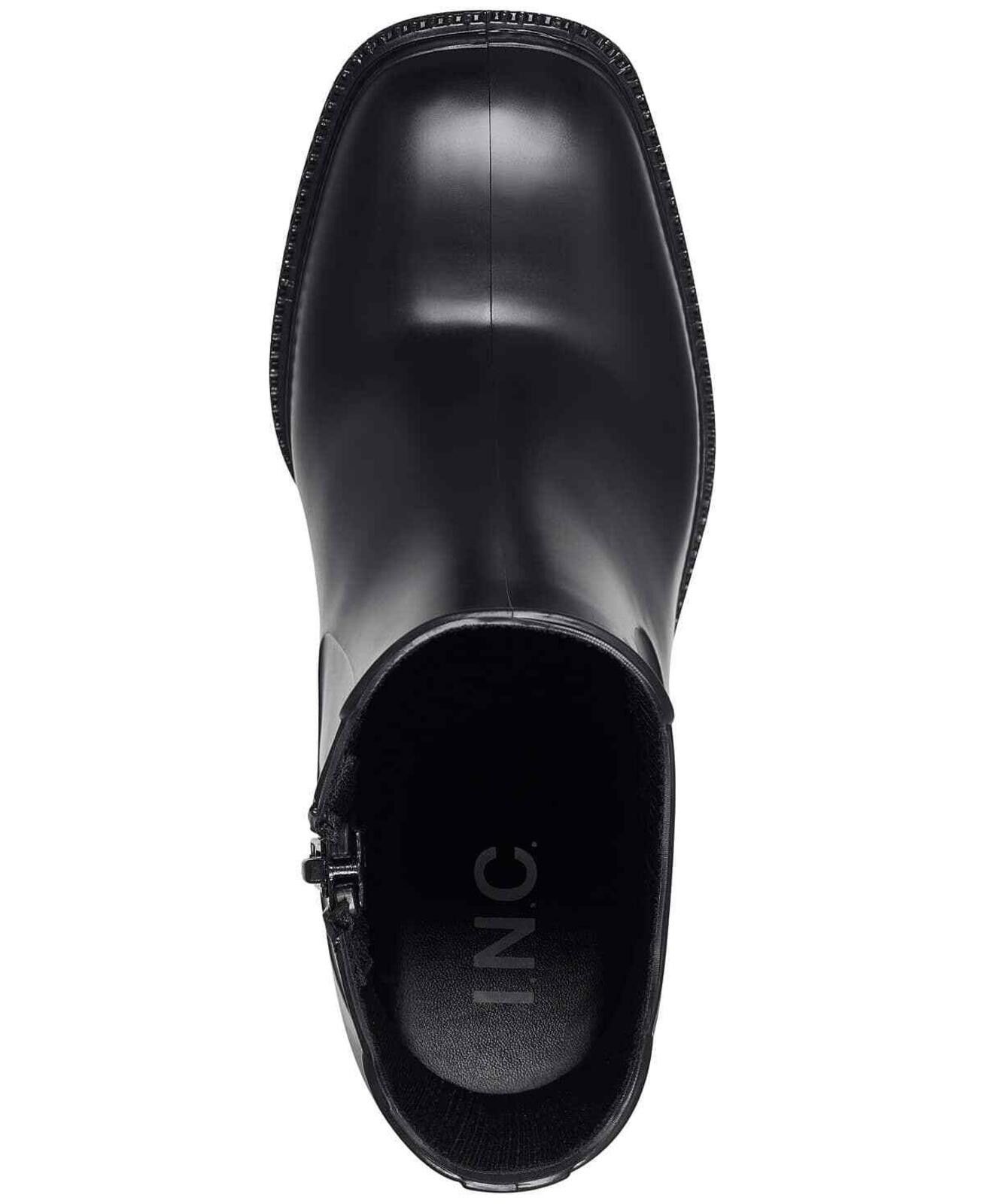 Other I.N.C. International Concepts Black Eadin Rain Boots sz8 Size US 8 / IT 38 - 4 Thumbnail