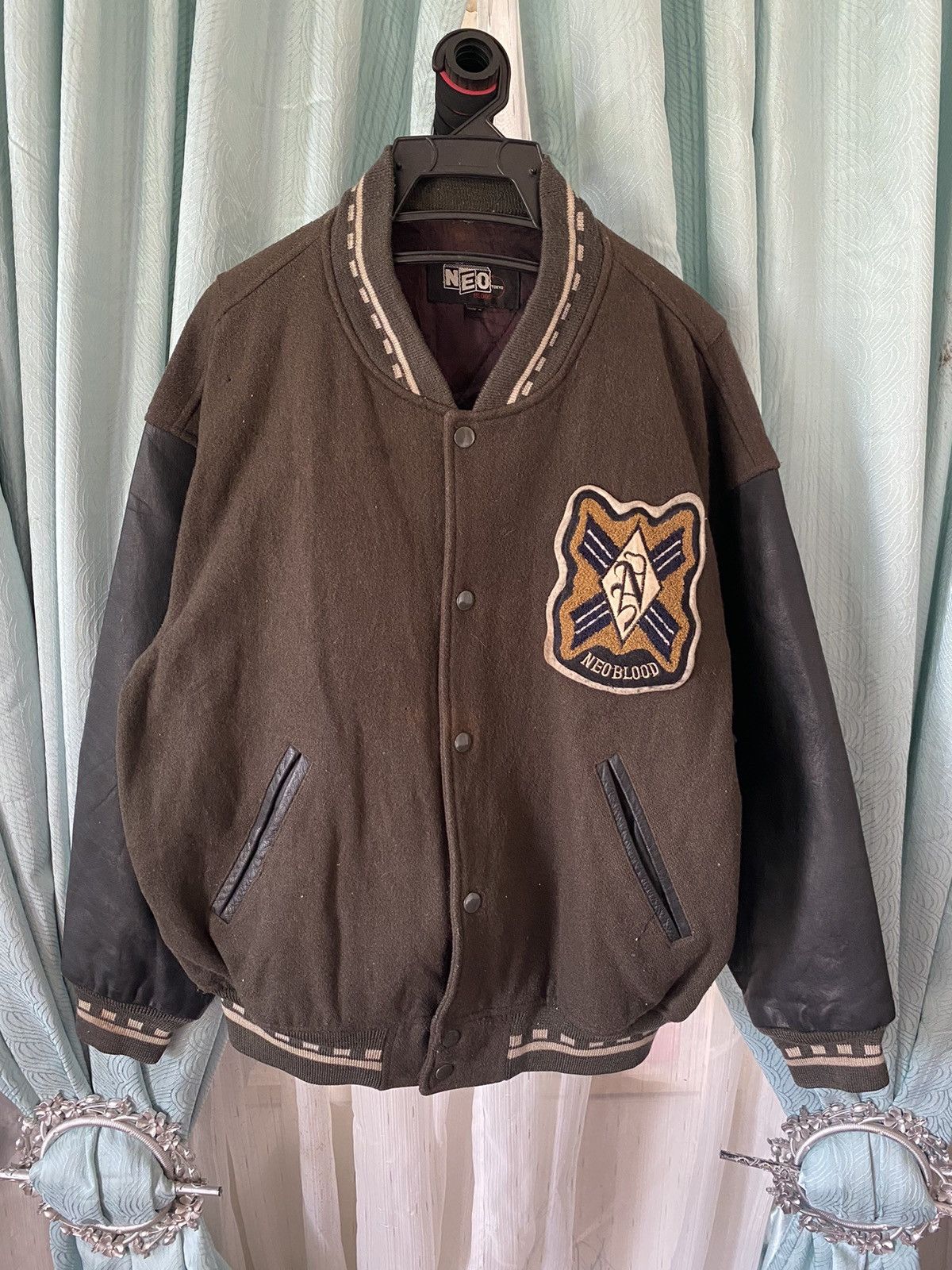 Japanese Brand × Vintage Vintage Neo Blood Classic Varsity Jacket Size US L / EU 52-54 / 3 - 1 Thumbnail