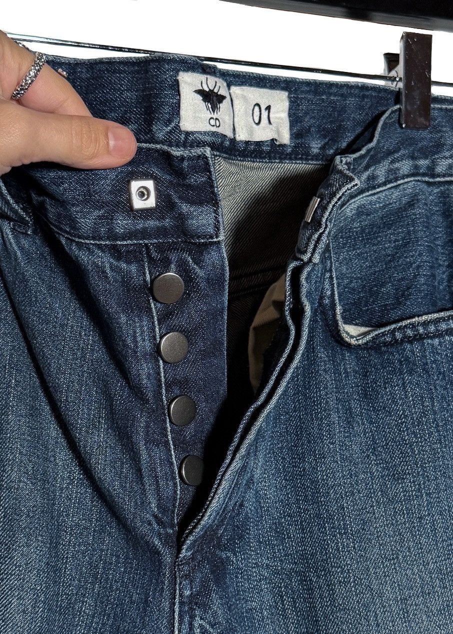 Dior Dior Blue J'Adior Cuff Boyfriend Jeans Size 27" / US 4 / IT 40 - 7 Thumbnail