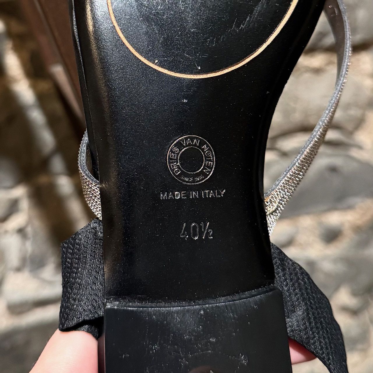 Dries Van Noten Dries Van Noten Silver Wrap Around Thong Sandals Size US 10.5 / IT 40.5 - 10 Thumbnail