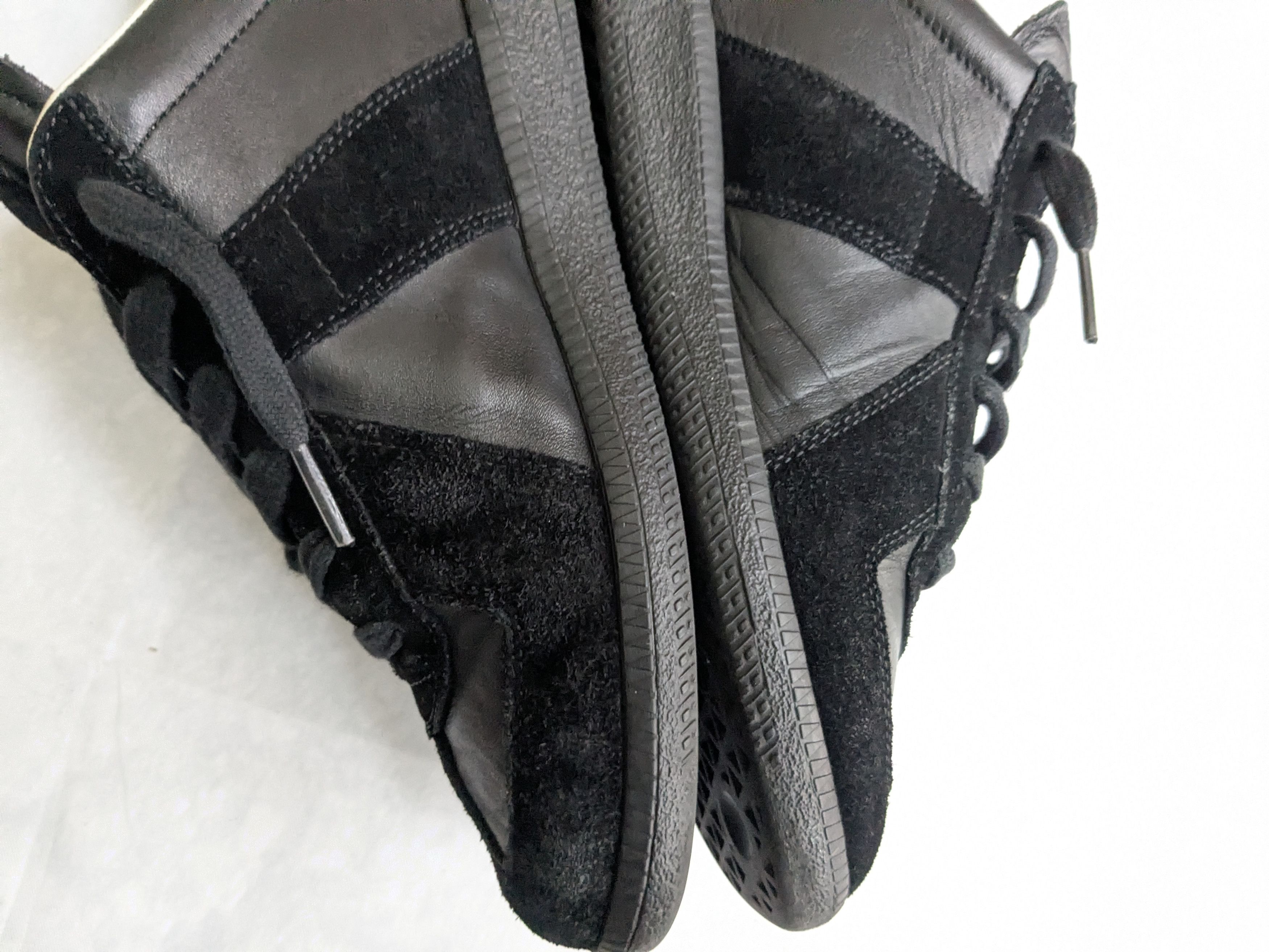 Maison Margiela Maison Margiela Replica Black Leather Sneakers 8 41 Size US 8 / EU 41 - 10 Thumbnail