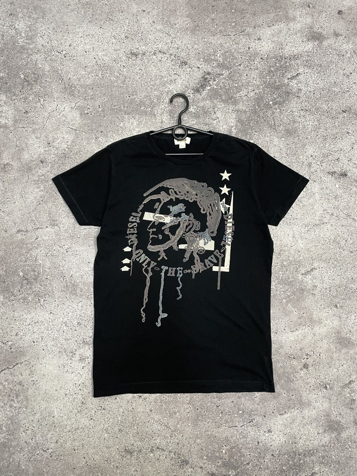 Diesel Vintage Diesel T-Shirt Avantgarde Style Big Logo Tee Size US M / EU 48-50 / 2 - 2 Thumbnail