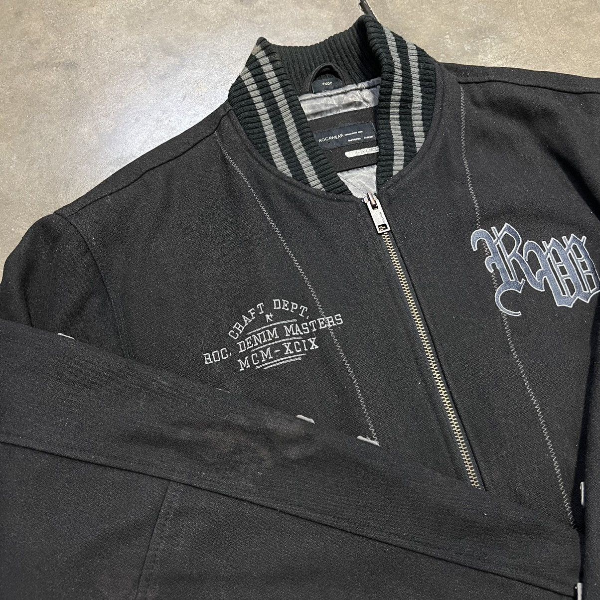 Rocawear Vintage Rocawear Varsity Jacket Bomber Letterman Wool Y2K Size US XXL / EU 58 / 5 - 9 Thumbnail