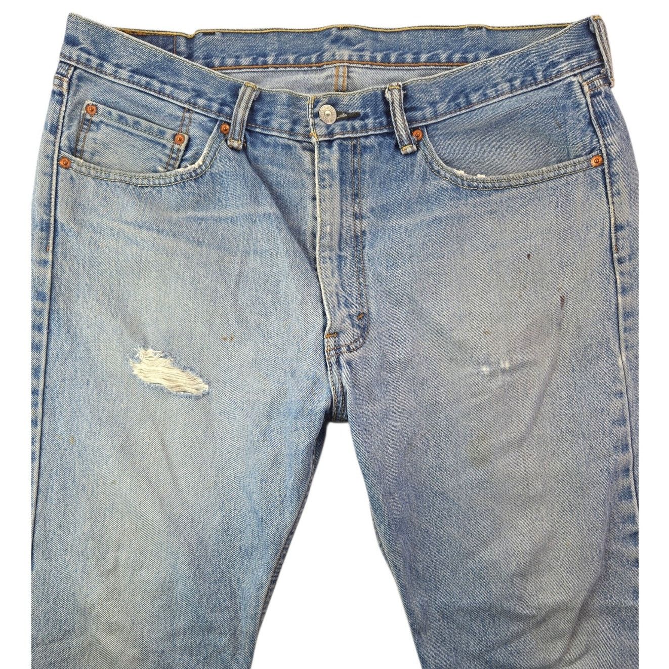 Levi's Levi's | 505 Classic Straight Leg Jeans| Size 38x29 Size US 38 / EU 54 - 2 Thumbnail