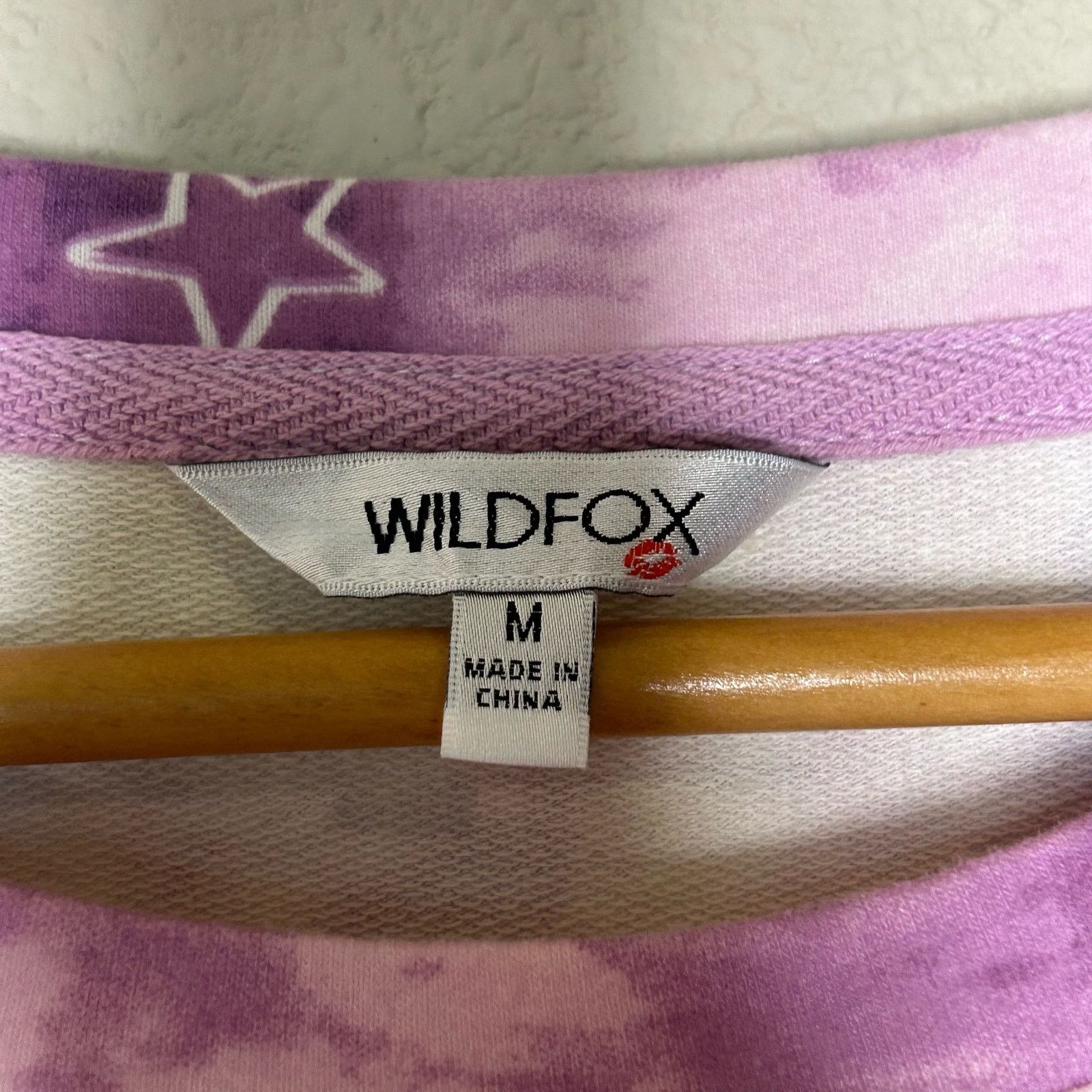 Wildfox Wildfox Sweatshirt Star Print Purple White Celestial Size M Size M / US 6-8 / IT 42-44 - 4 Thumbnail