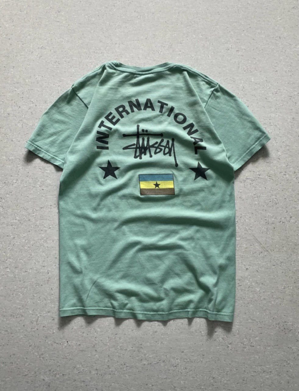 Stussy 00s Vintage Stussy International Ghana T-shirt Big Logo Size US S / EU 44-46 / 1 - 6 Thumbnail