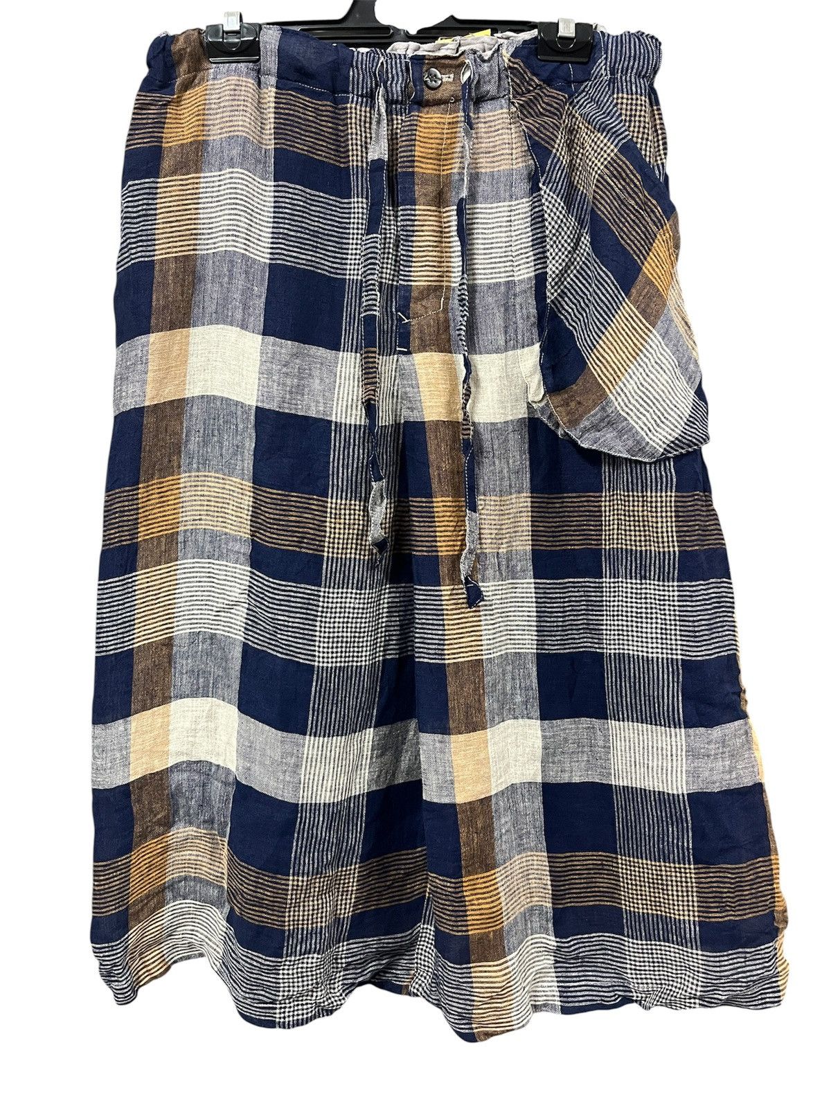 Issey Miyake Vintage plantation skirt by issey miyake colour plaid Size 31" - 1 Thumbnail