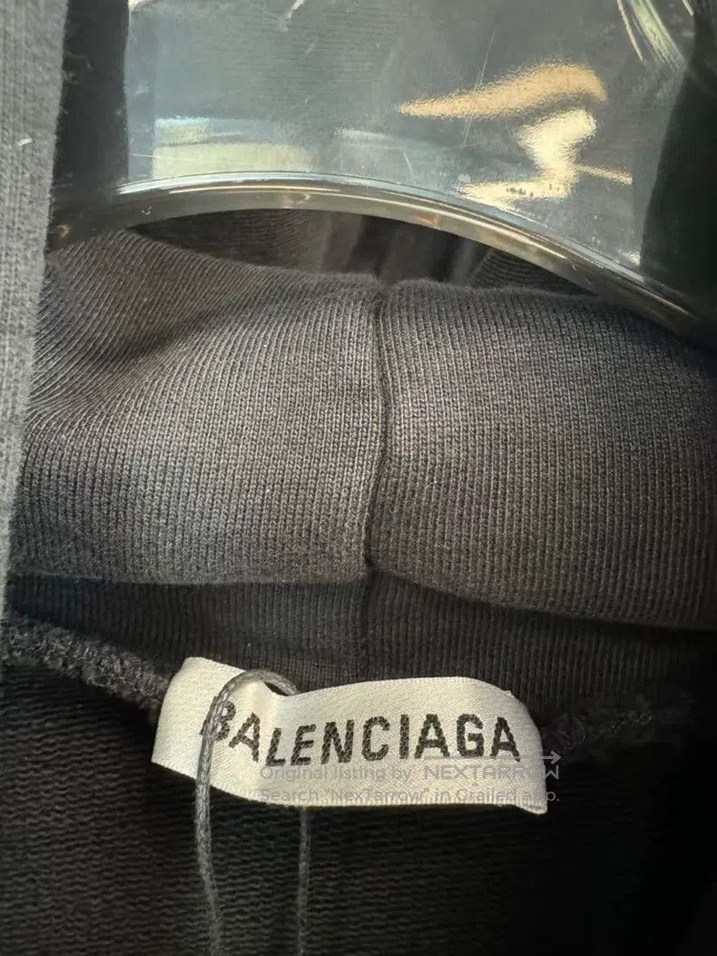 Balenciaga Balenciaga Black Mastercard Hoodie Size US S / EU 44-46 / 1 - 3 Thumbnail