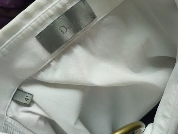 Dior Sz 41 Dior Homme Classic Logo Stitches Shirt-2505 Size US L / EU 52-54 / 3 - 6 Thumbnail