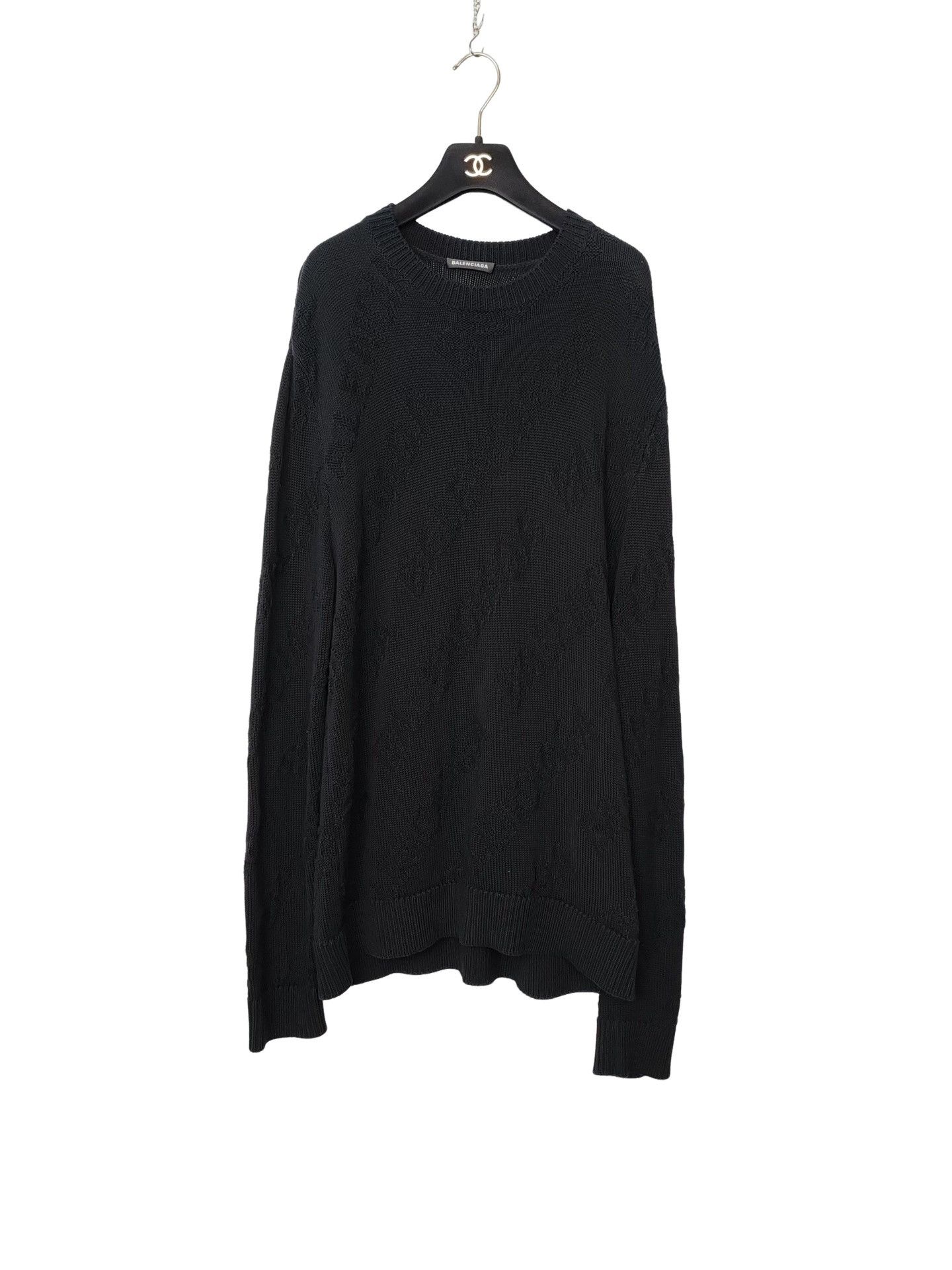 Balenciaga Balenciaga Embossed Monogram Sweater Size S Size US S / EU 44-46 / 1 - 1 Thumbnail