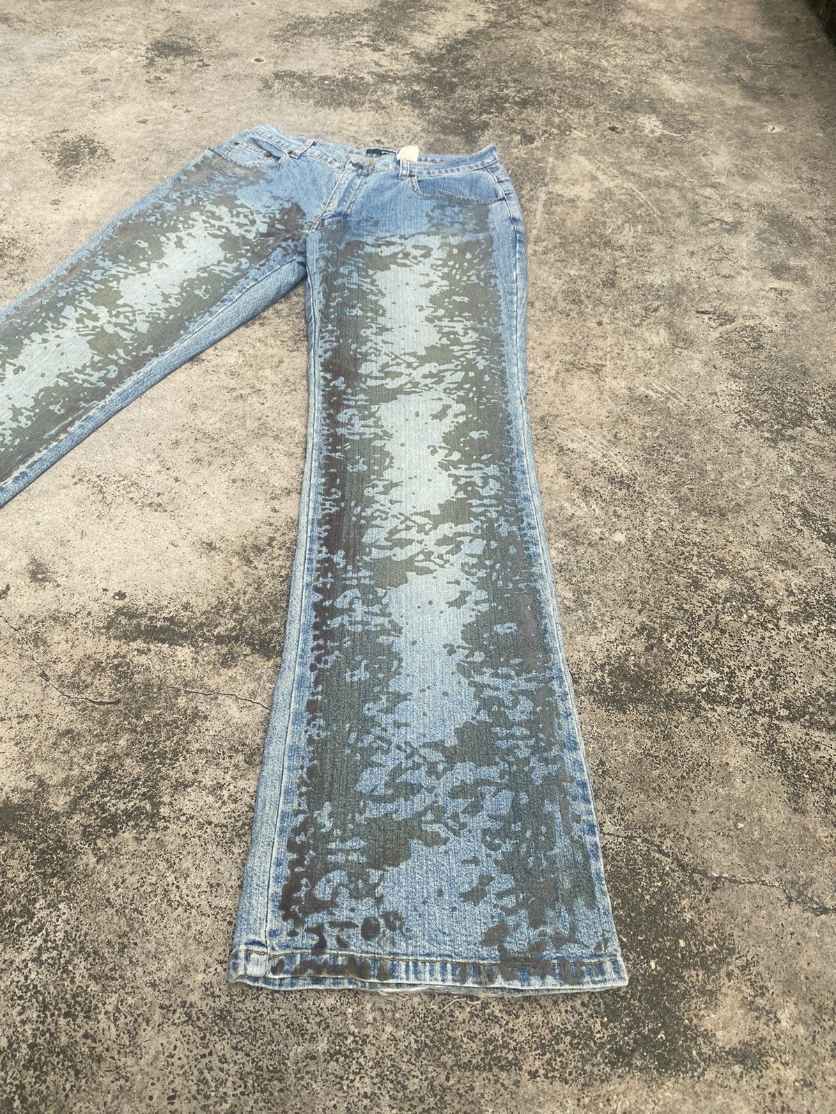 If Six Was Nine × Japanese Brand Flare Jeans Now Velvet Splash Bootcut Size US 29 - 2 Thumbnail