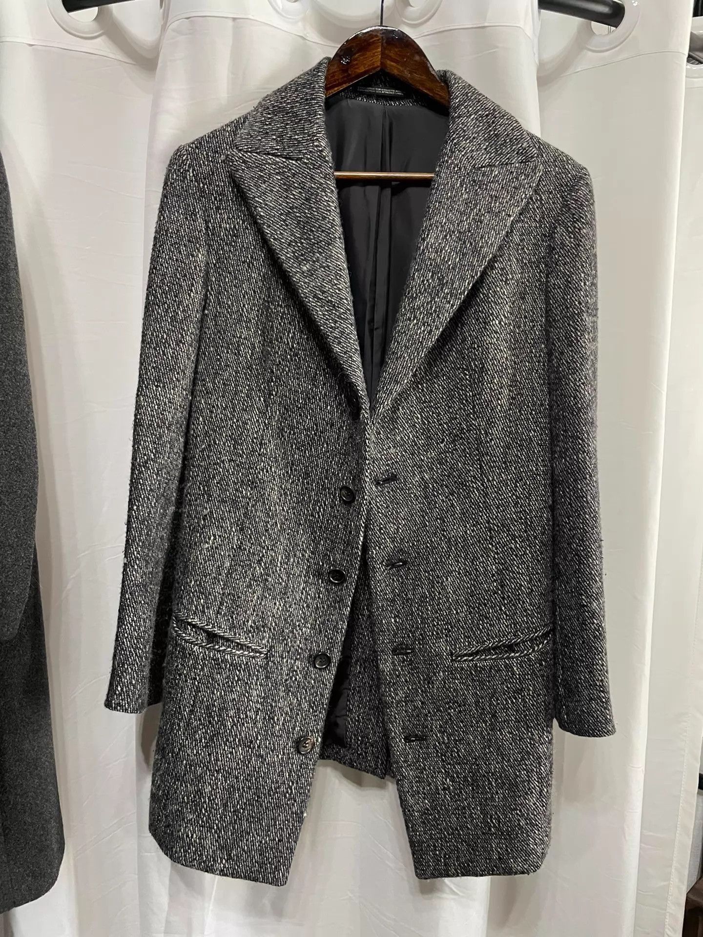 Yohji Yamamoto Multi Patterned Longline Buttoned Coat Size US M / EU 48-50 / 2 - 1 Thumbnail