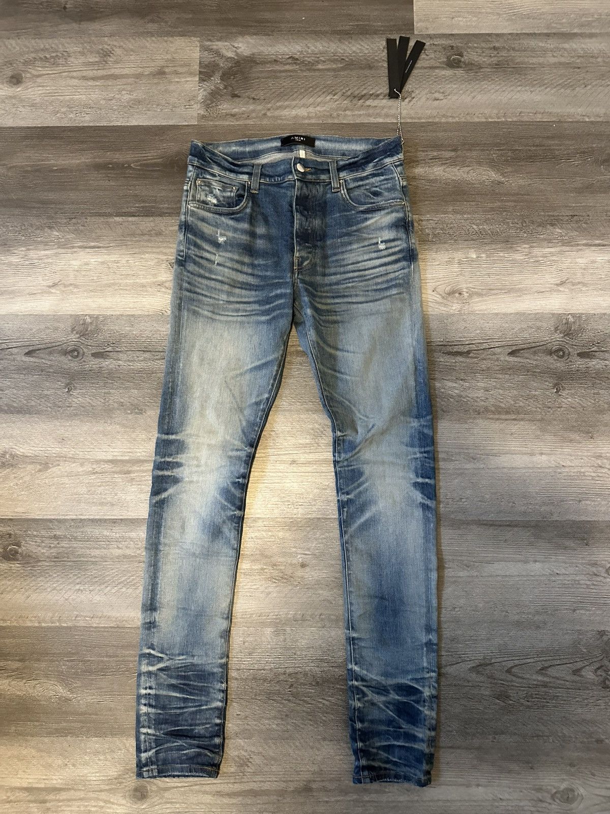 Amiri Amiri indigo Stack jeans Size US 30 / EU 46 - 2 Thumbnail