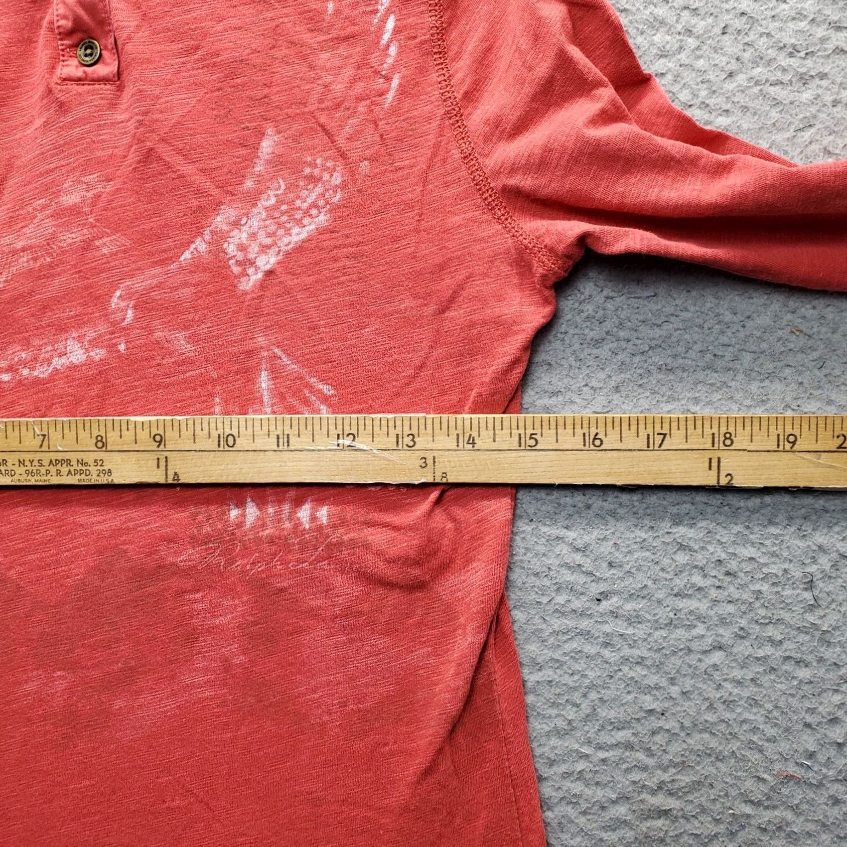 Ralph Lauren Lauren Ralph Lauren Henley Top Women S Orange Graphic Long Sleeve Pullover Shirt Size S / US 4 / IT 40 - 4 Thumbnail