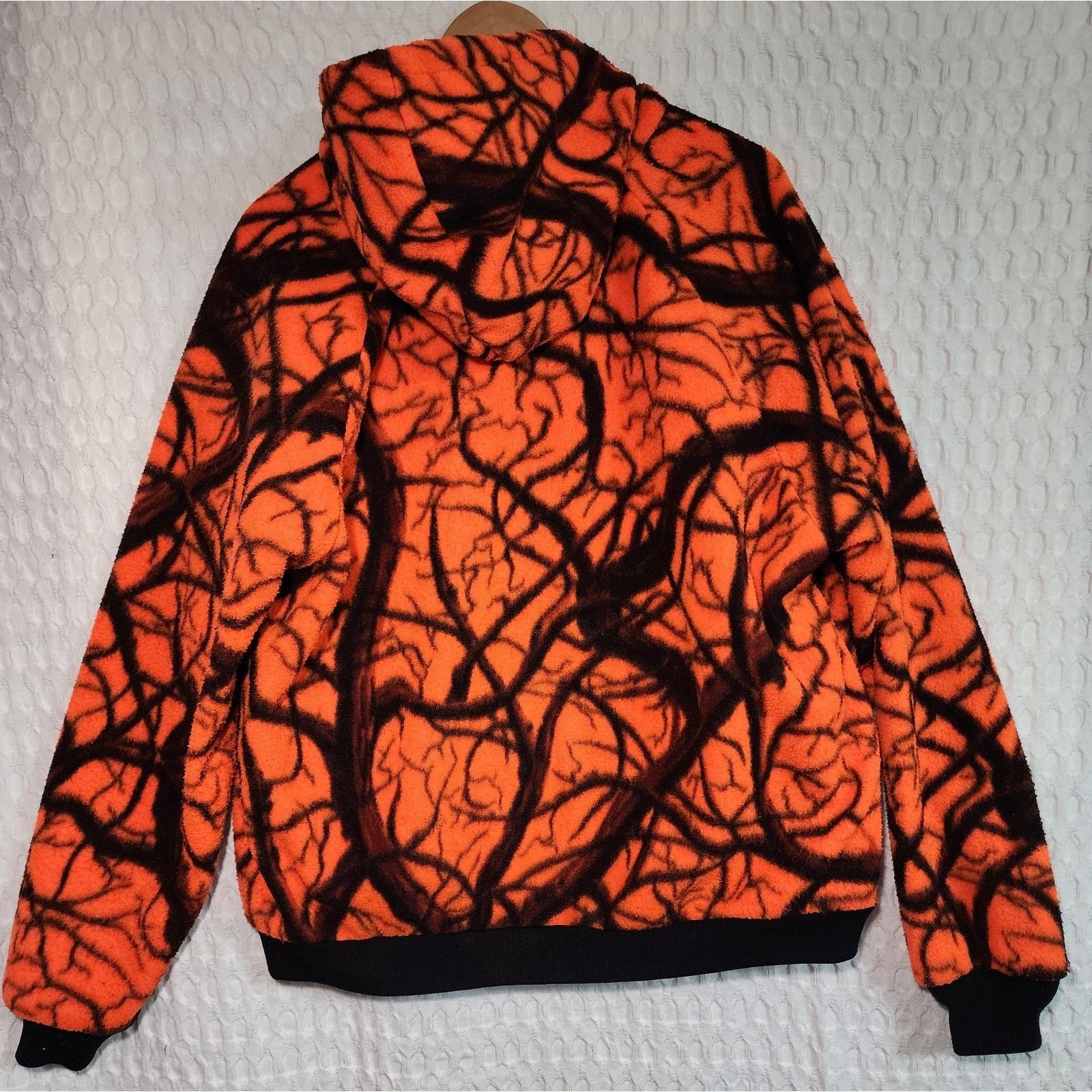 Cabelas Cabela's Vintage Blaze Orange Camo Fleece Hoodie Men's XL Size US XL / EU 56 / 4 - 2 Thumbnail