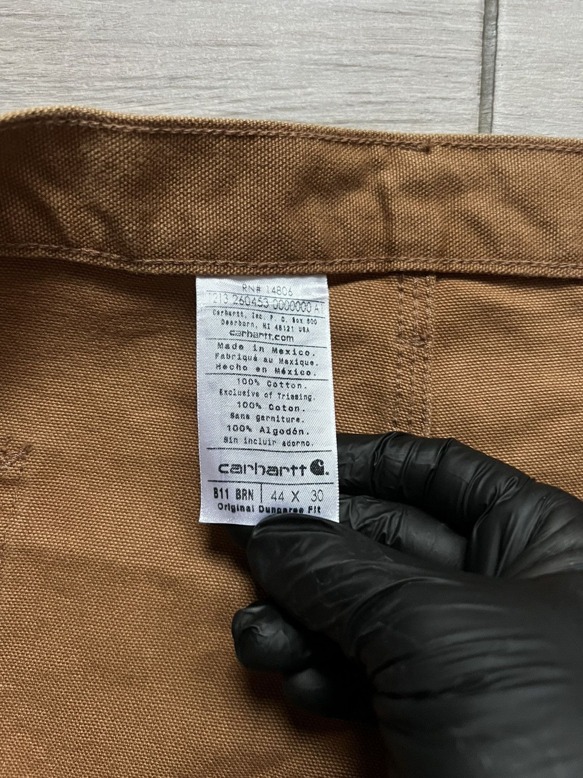 Carhartt Vintage 90s Blanket Lined Carhartt Work Big Pants 44/30 Size US 44 / EU 60 - 11 Thumbnail