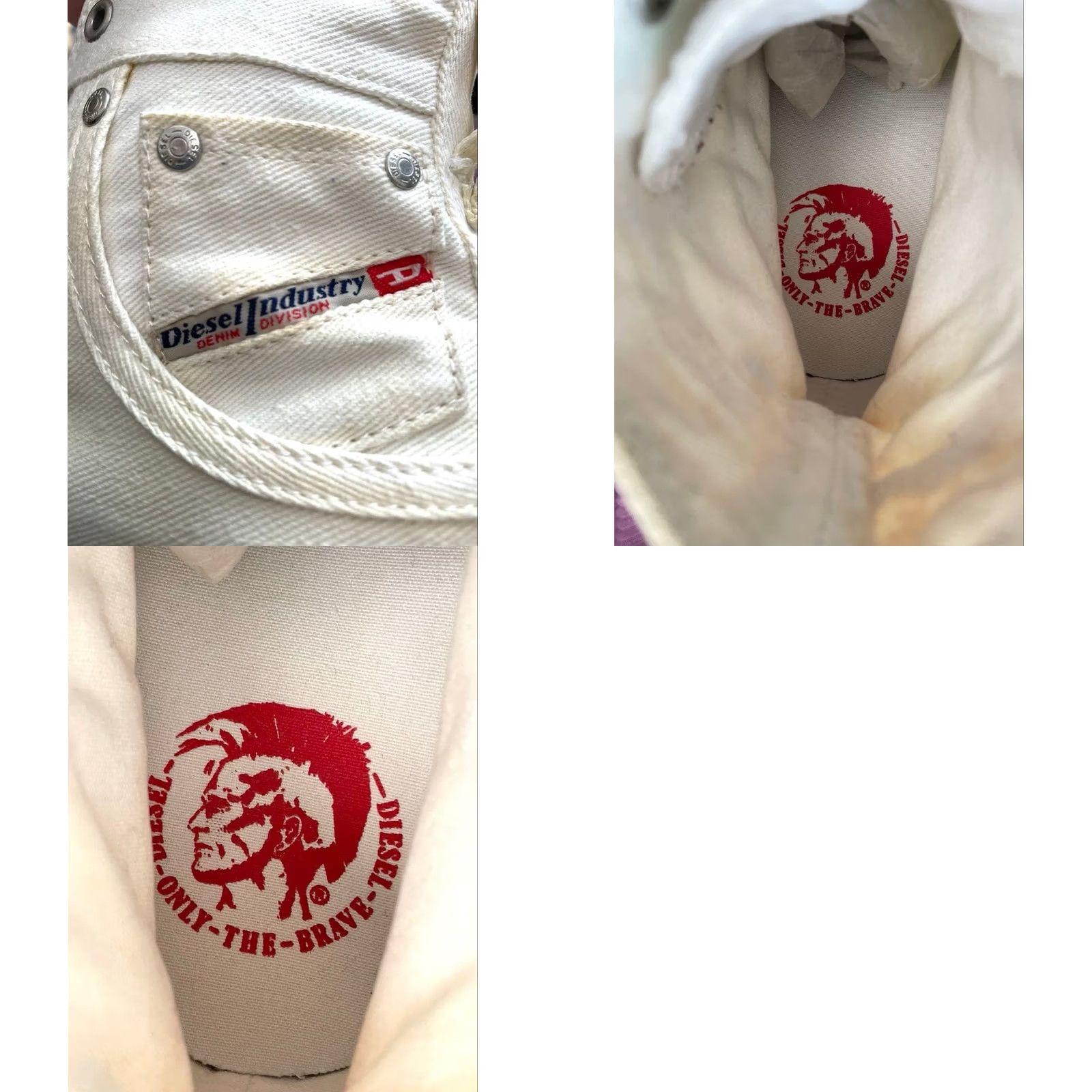 Diesel VINTAGE Diesel Men 10.5US High Cut Sneakers White Luxury ITA 90s 00s Size US 11 / EU 44 - 8 Thumbnail