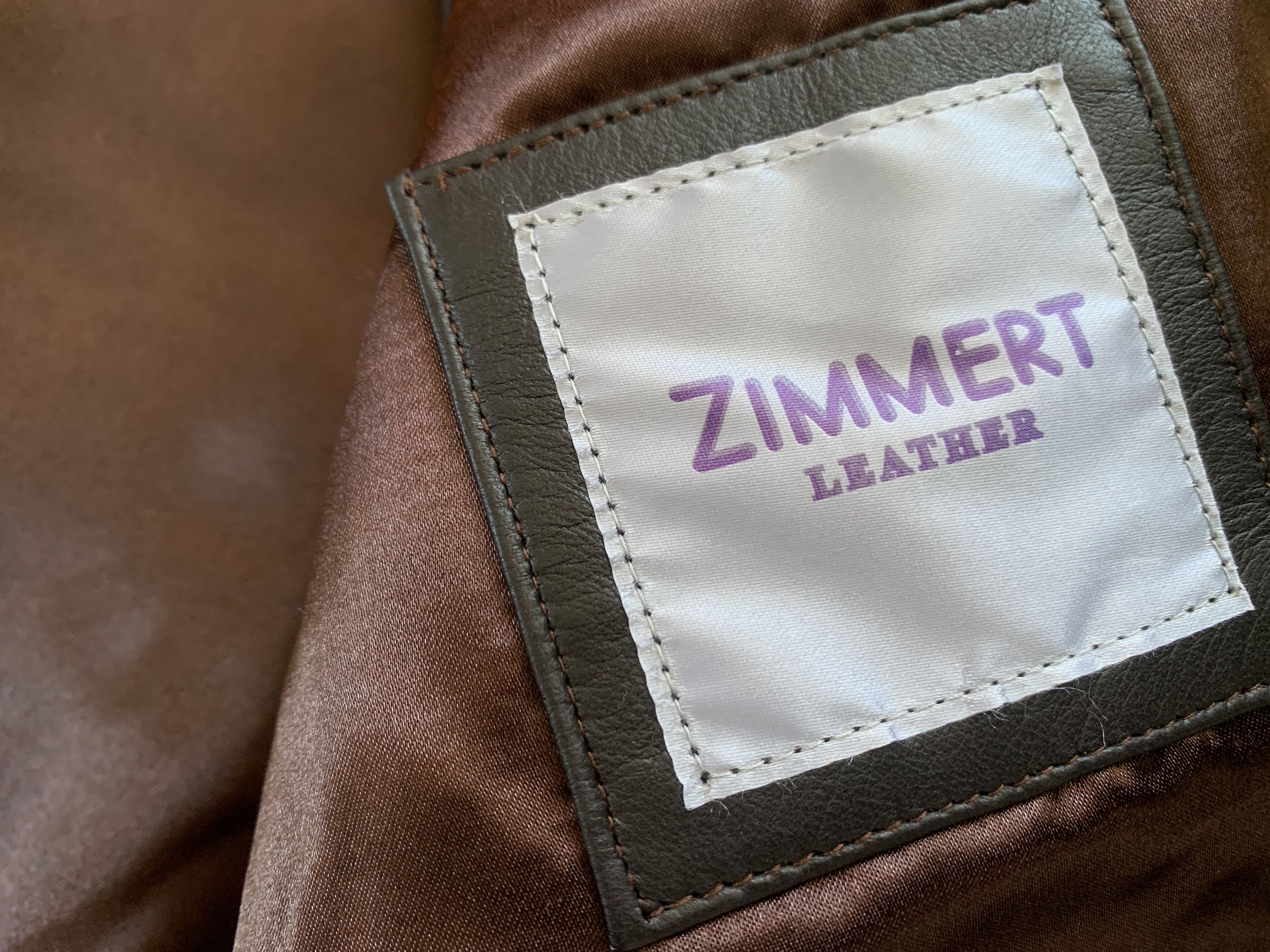 Other Zimmert Leather Womens Long Brown Jacket Size M / US 6-8 / IT 42-44 - 10 Thumbnail