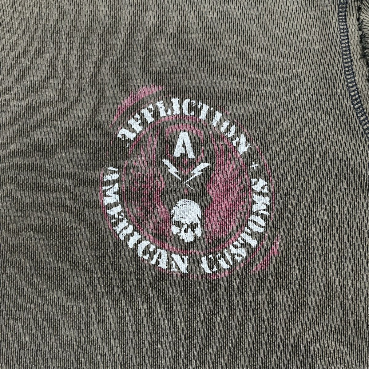 Affliction × Vintage Vintage Affliction Distressed Thermal Longsleeve T Shirt Size US M / EU 48-50 / 2 - 9 Thumbnail