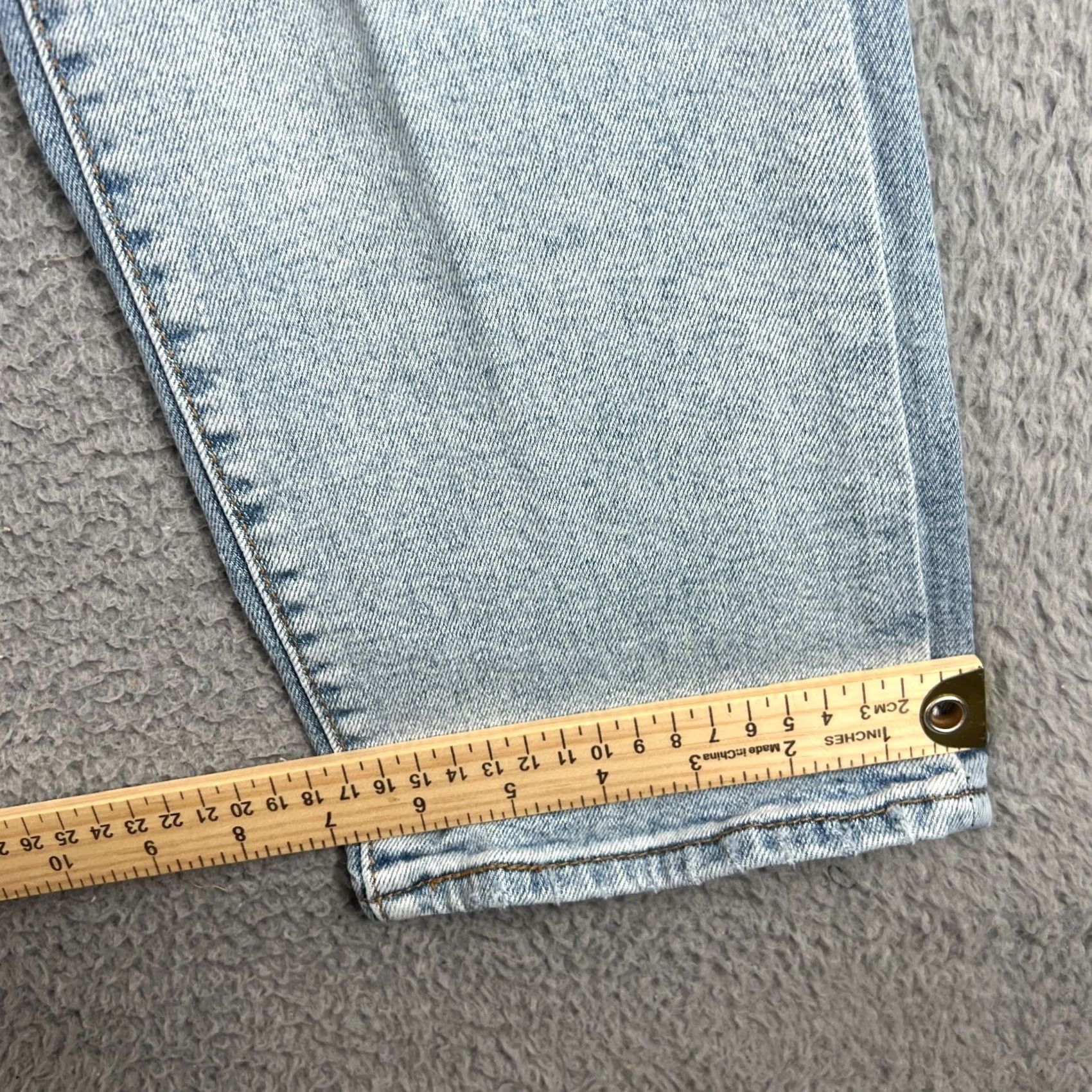 Levi's Levi's Wedgie Straight Jeans Women's 31 High Rise Blue Denim Button Fly Jeans 5-Pocket Design Regular Fit Cotton Denim Jeans Womens Size 24" / US 00 / IT 34 - 2 Thumbnail