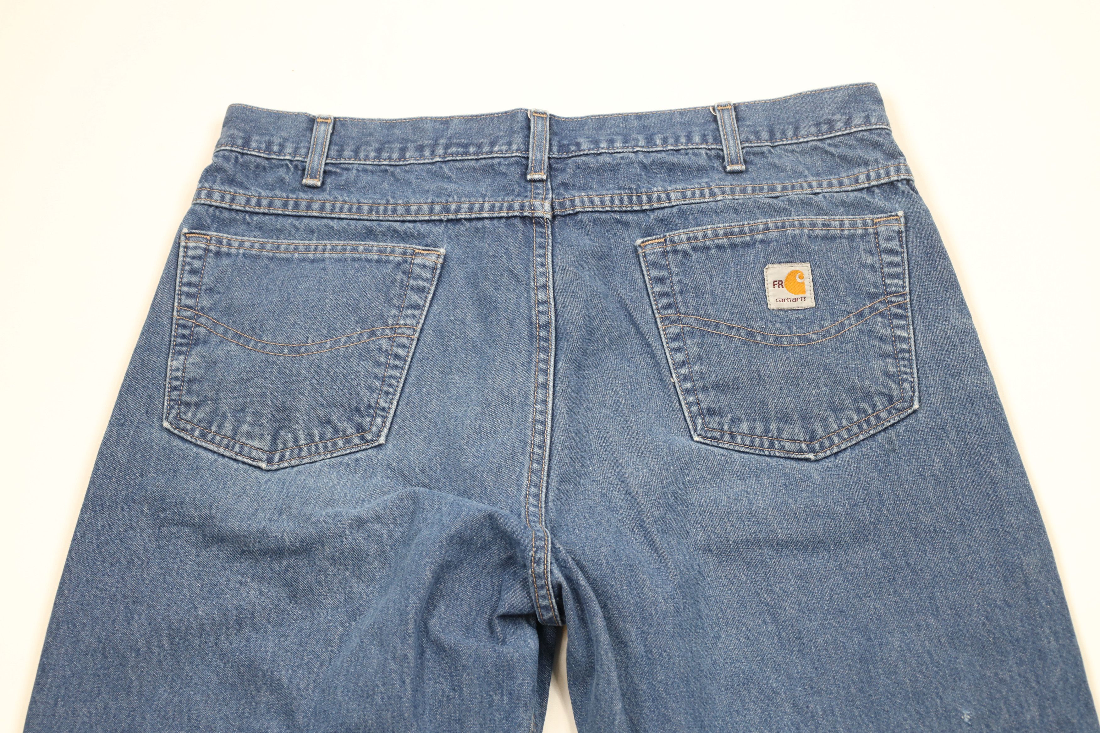 Carhartt × Vintage Vintage Carhartt FR Denim Jeans Fire Flame Resistant Size US 36 / EU 52 - 12 Thumbnail