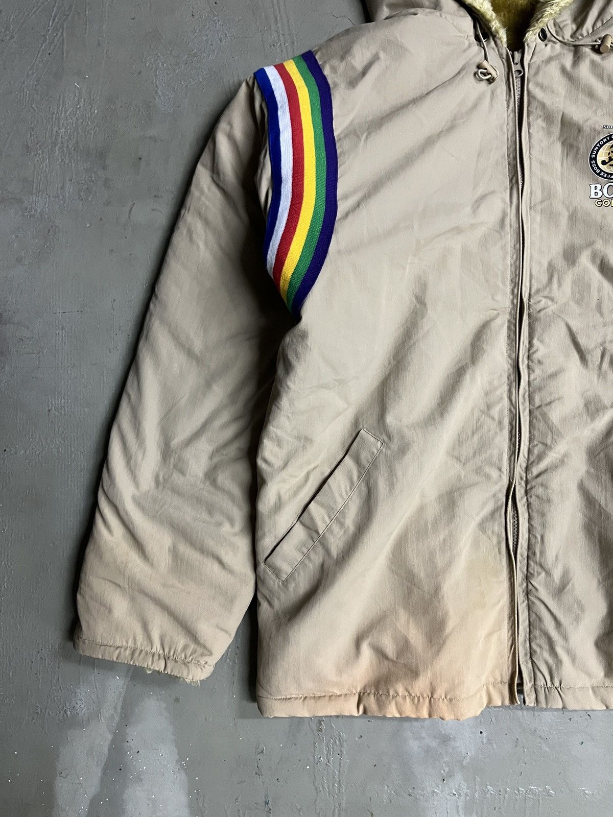 Vintage Vintage Rare SUNTORY BOSS COFFEE Japan Sherpa Parka Size US L / EU 52-54 / 3 - 15 Thumbnail