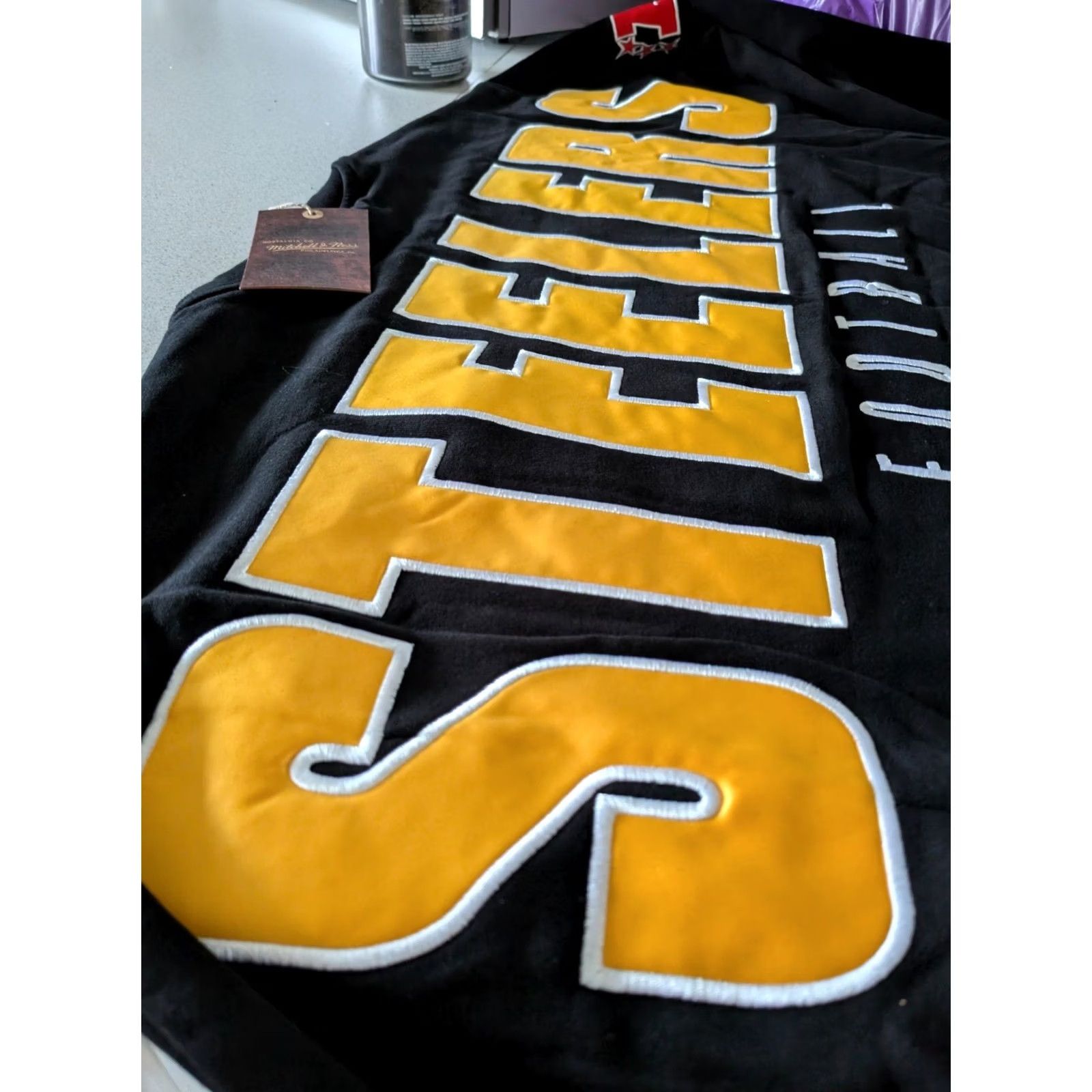 Mitchell & Ness Mitchell & Ness Throwback Crew – Pittsburgh Steelers XL Jumper Men Size US XL / EU 56 / 4 - 7 Thumbnail