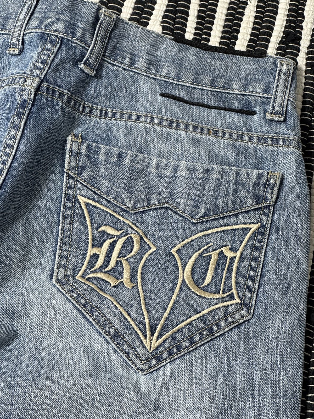 Roberto Cavalli VINTAGE ROBERTO CAVALLI 2000s DENIM PANTS Size US 36 / EU 52 - 3 Thumbnail
