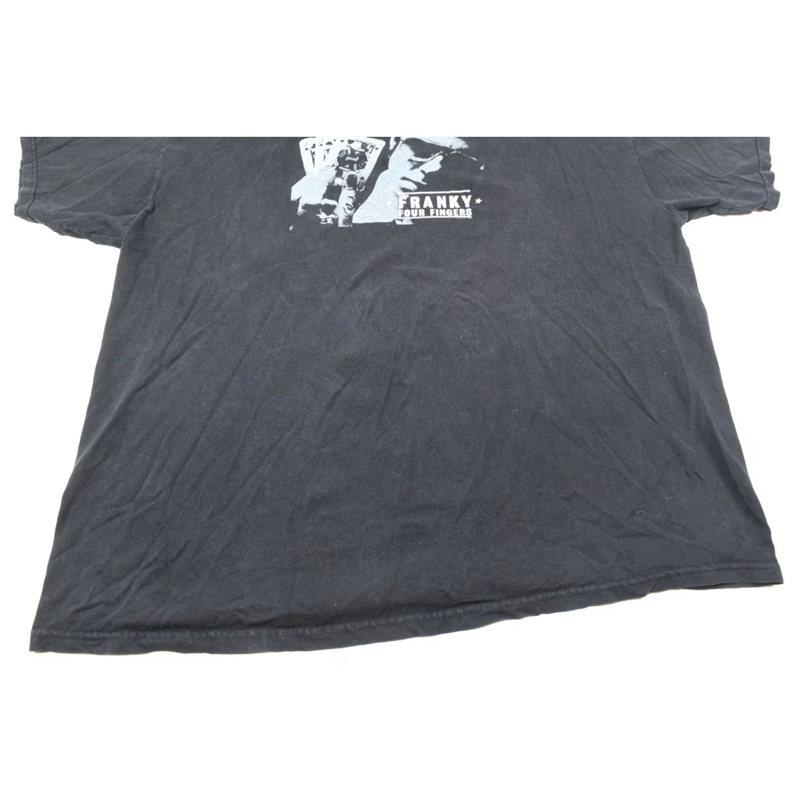 Vintage VINTAGE Franky Four Fingers T-Shirt Mens 2XL Black Short Sleeve Crew Neck Y2K Size US XXL / EU 58 / 5 - 6 Thumbnail
