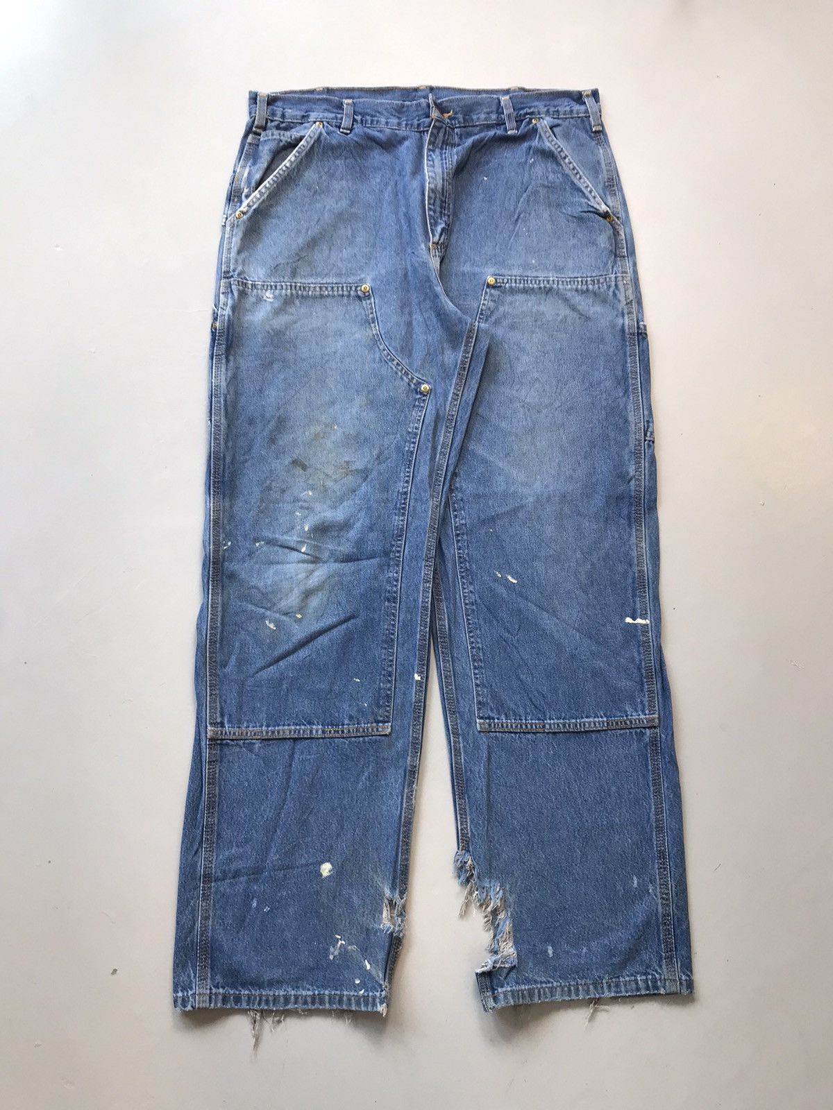 Carhartt Vintage Carhartt double knee denim Size US 36 / EU 52 - 1 Thumbnail