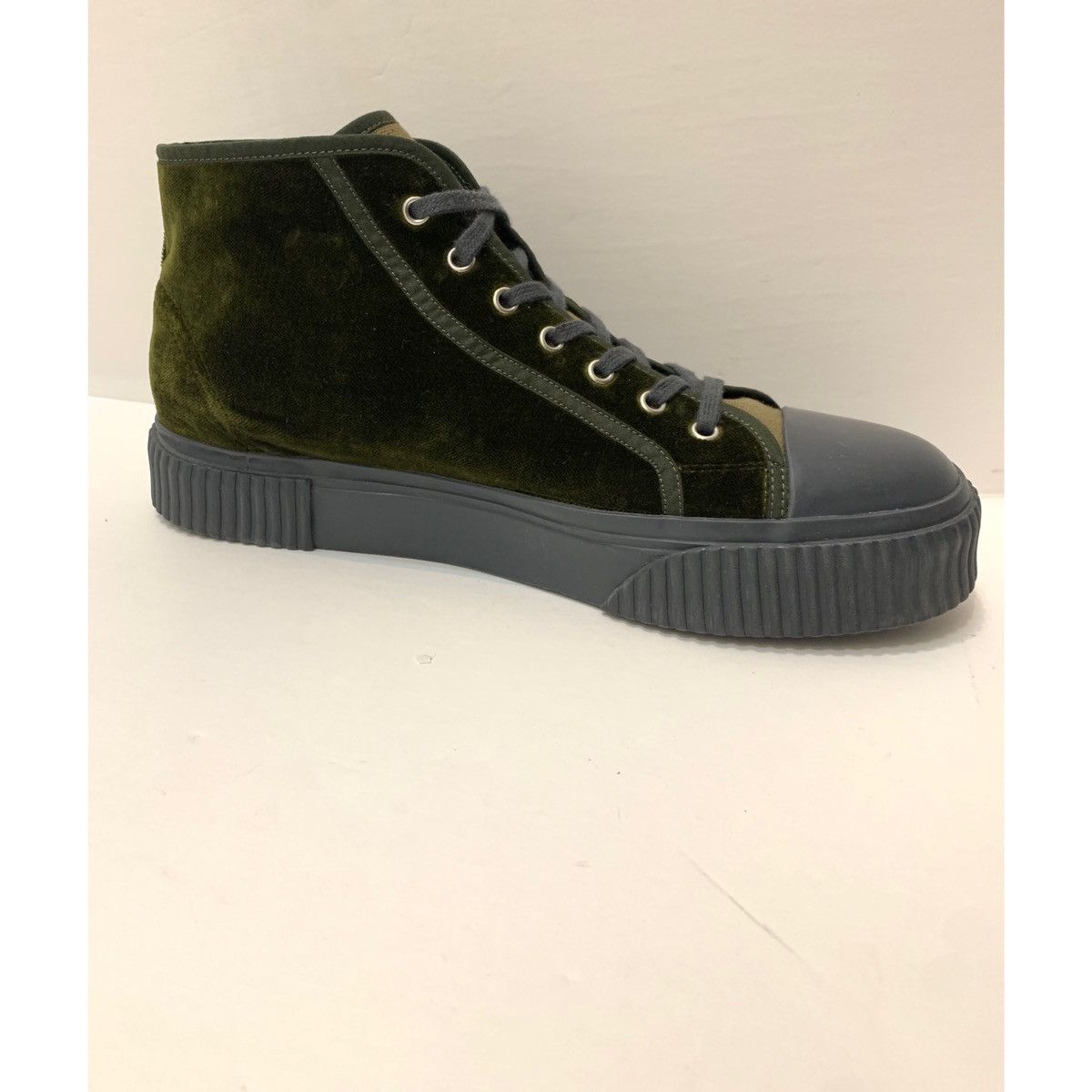 Theory THEORY CHUNKY VELVET HI-TOP SNEAKER Size US 11 / EU 44 - 2 Thumbnail