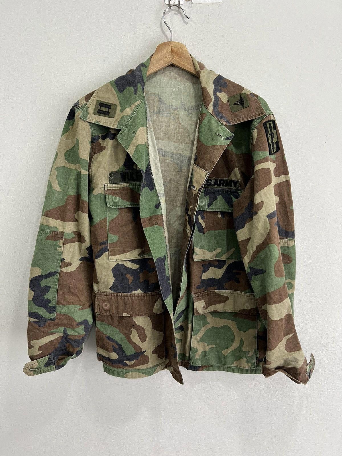 Vintage Vintage Military Camo Army Light Jacket Size US M / EU 48-50 / 2 - 1 Thumbnail