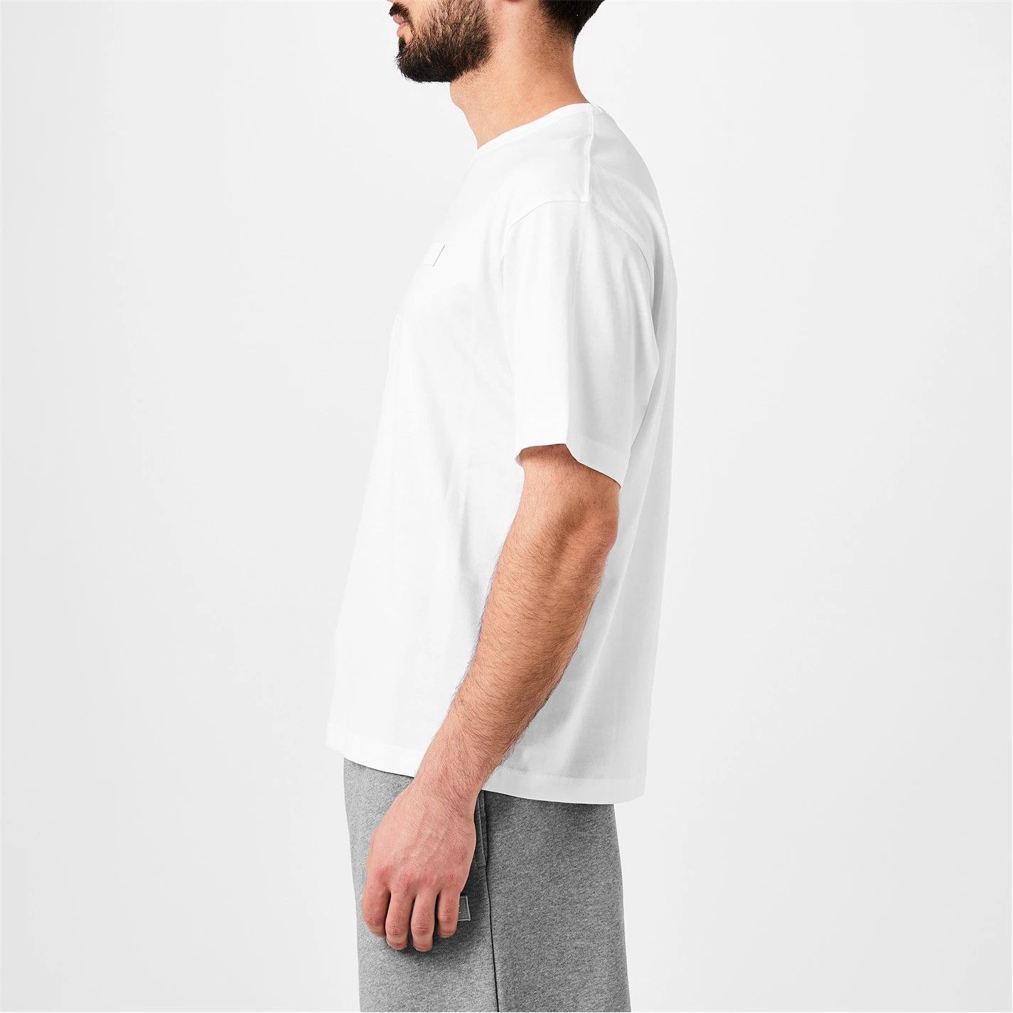 Acne Studios o1g2r1mq0825 Face Patch T-Shirt in Optic White Size US XS / EU 42 / 0 - 2 Thumbnail