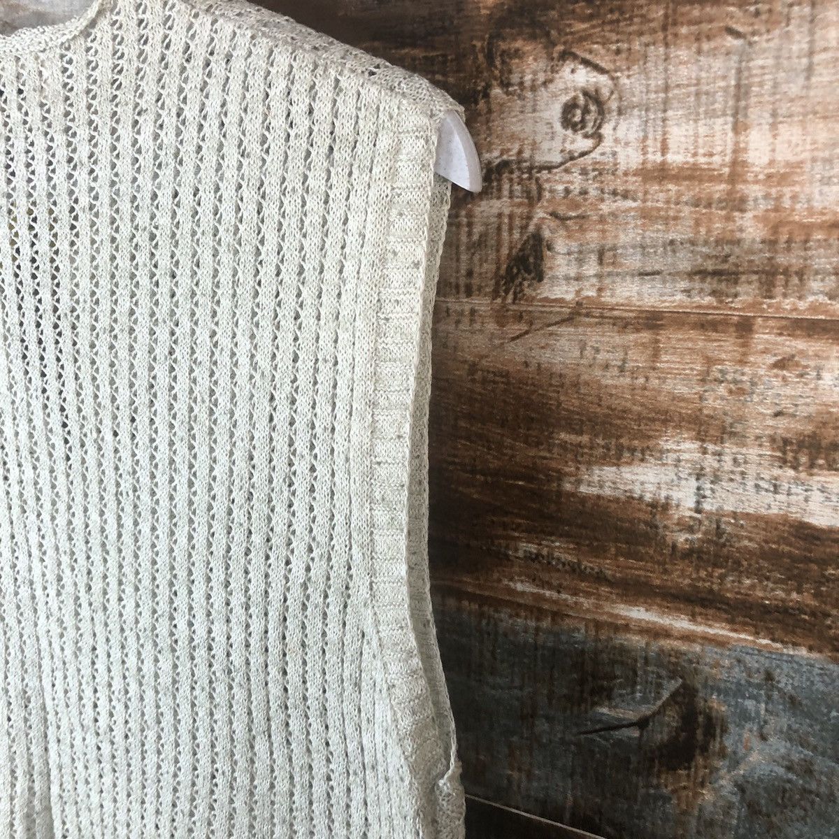 Homespun Knitwear × Japanese Brand Unga Grey Vest Knitwear #A1334 Size US S / EU 44-46 / 1 - 13 Thumbnail
