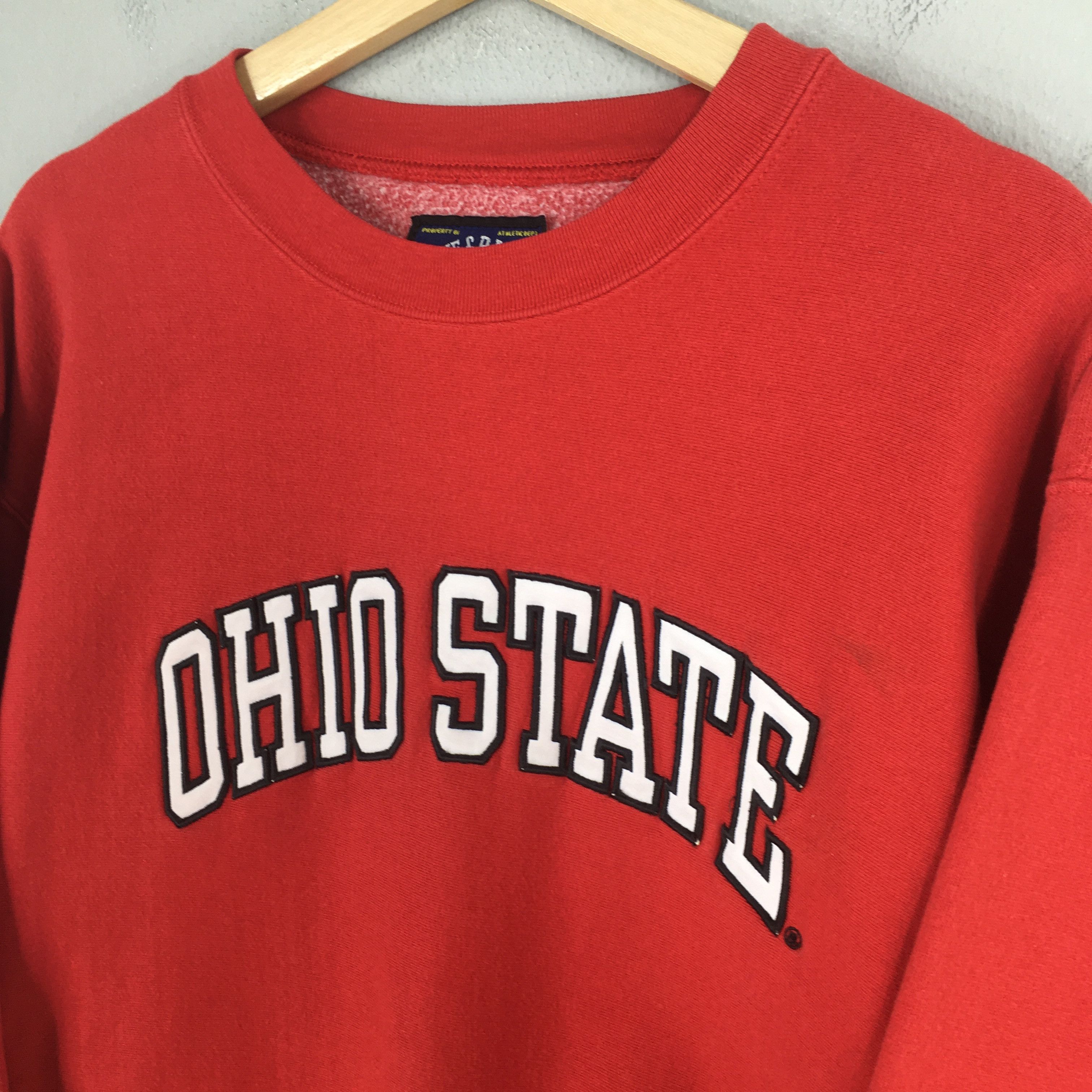 Vintage Vintage Ohio State University Red Sweatshirt Medium Size US M / EU 48-50 / 2 - 3 Thumbnail